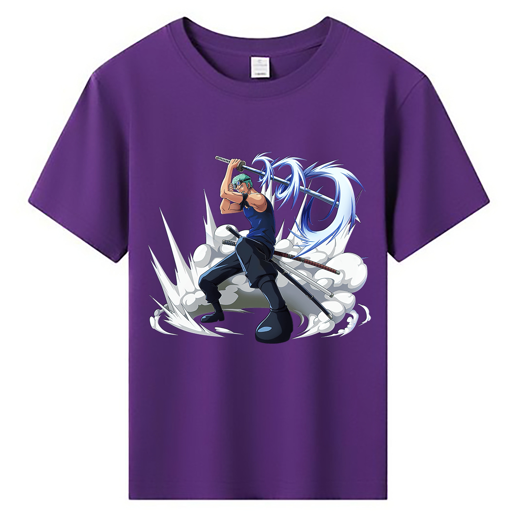 ワンピース ロロノア・ゾロ ONE PIECE Roronoa Zoro 綿100％キッズTシャツ（フロントプリント）