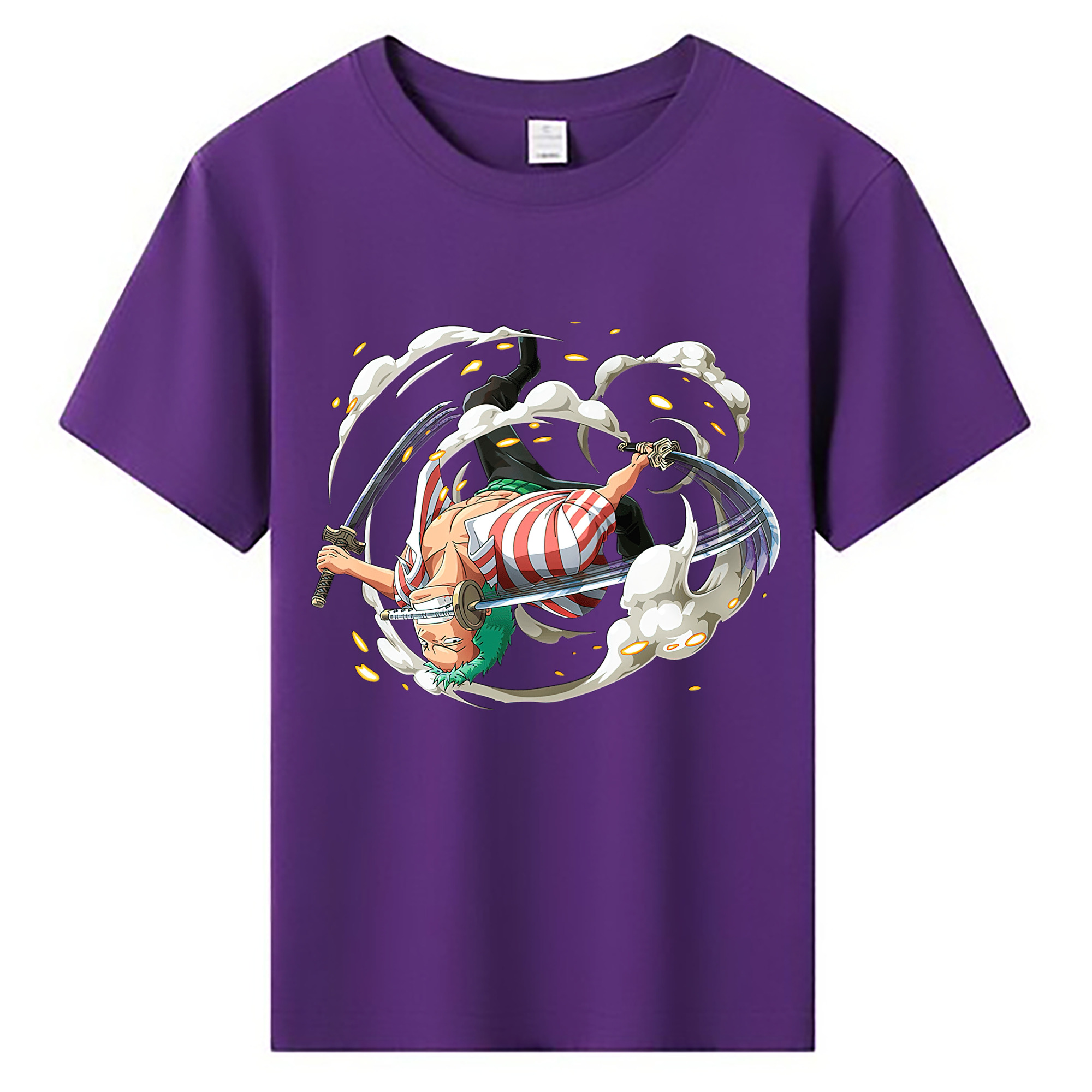 ワンピース ロロノア・ゾロ ONE PIECE Roronoa Zoro 綿100％キッズTシャツ（フロントプリント）