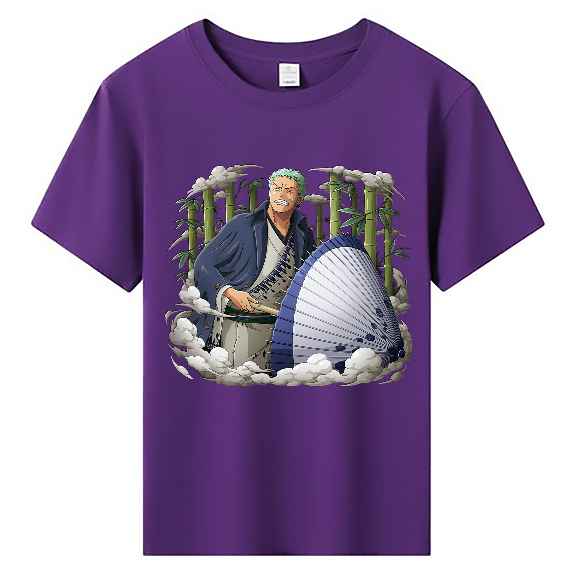 ワンピース ロロノア・ゾロ ONE PIECE Roronoa Zoro 綿100％キッズTシャツ（フロントプリント）