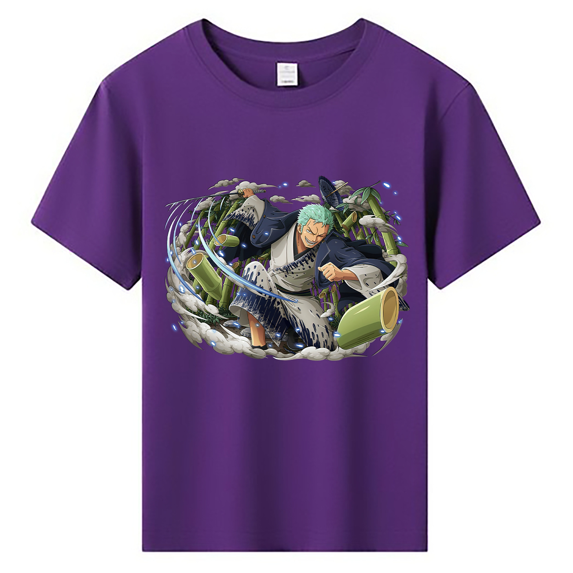 ワンピース ロロノア・ゾロ ONE PIECE Roronoa Zoro 綿100％キッズTシャツ（フロントプリント）