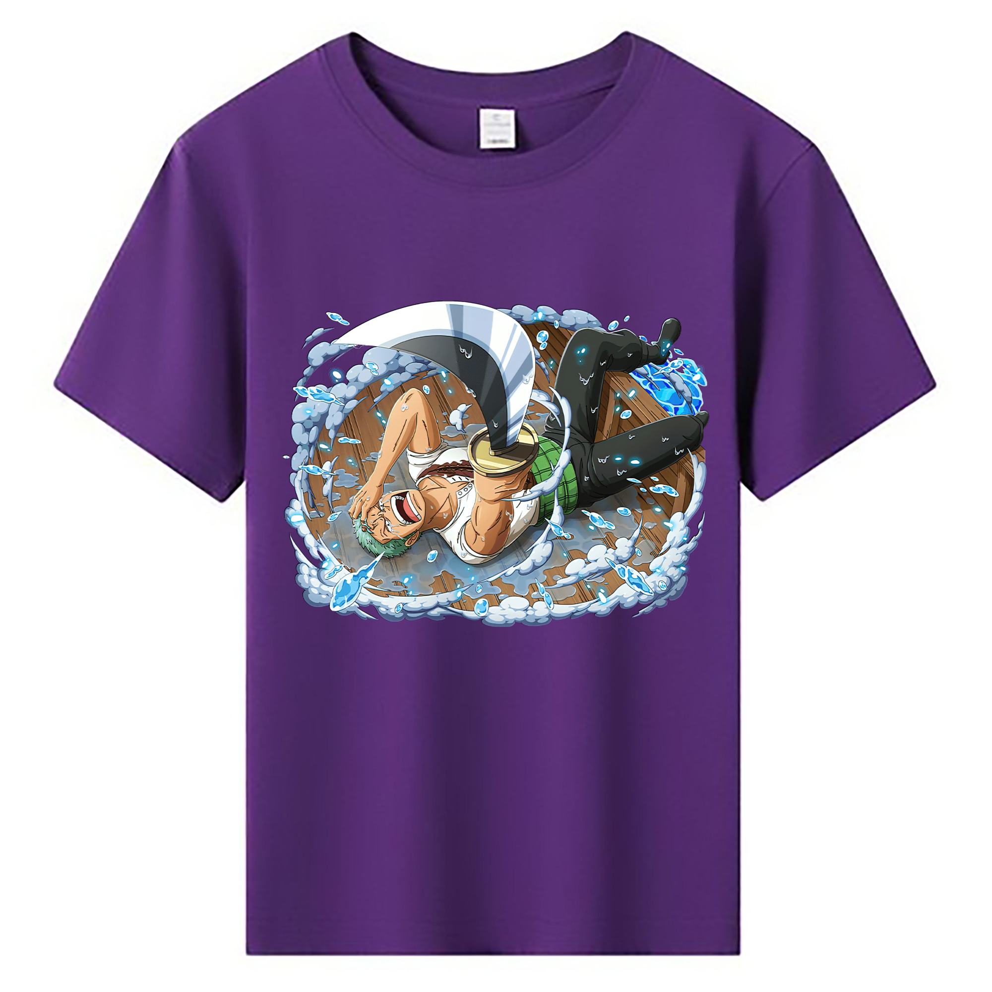 ワンピース ロロノア・ゾロ ONE PIECE Roronoa Zoro 綿100％キッズTシャツ（フロントプリント）