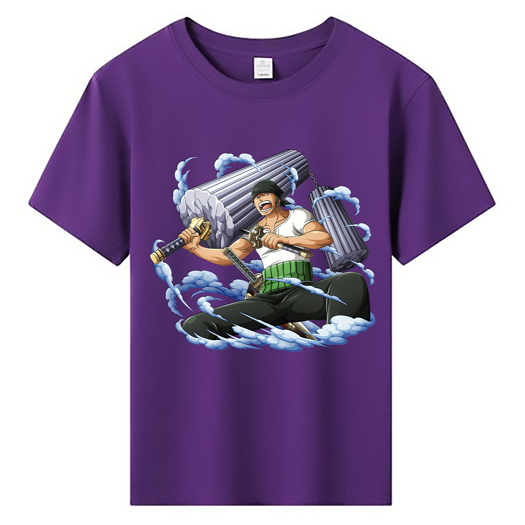 ワンピース ロロノア・ゾロ ONE PIECE Roronoa Zoro 綿100％キッズTシャツ（フロントプリント）