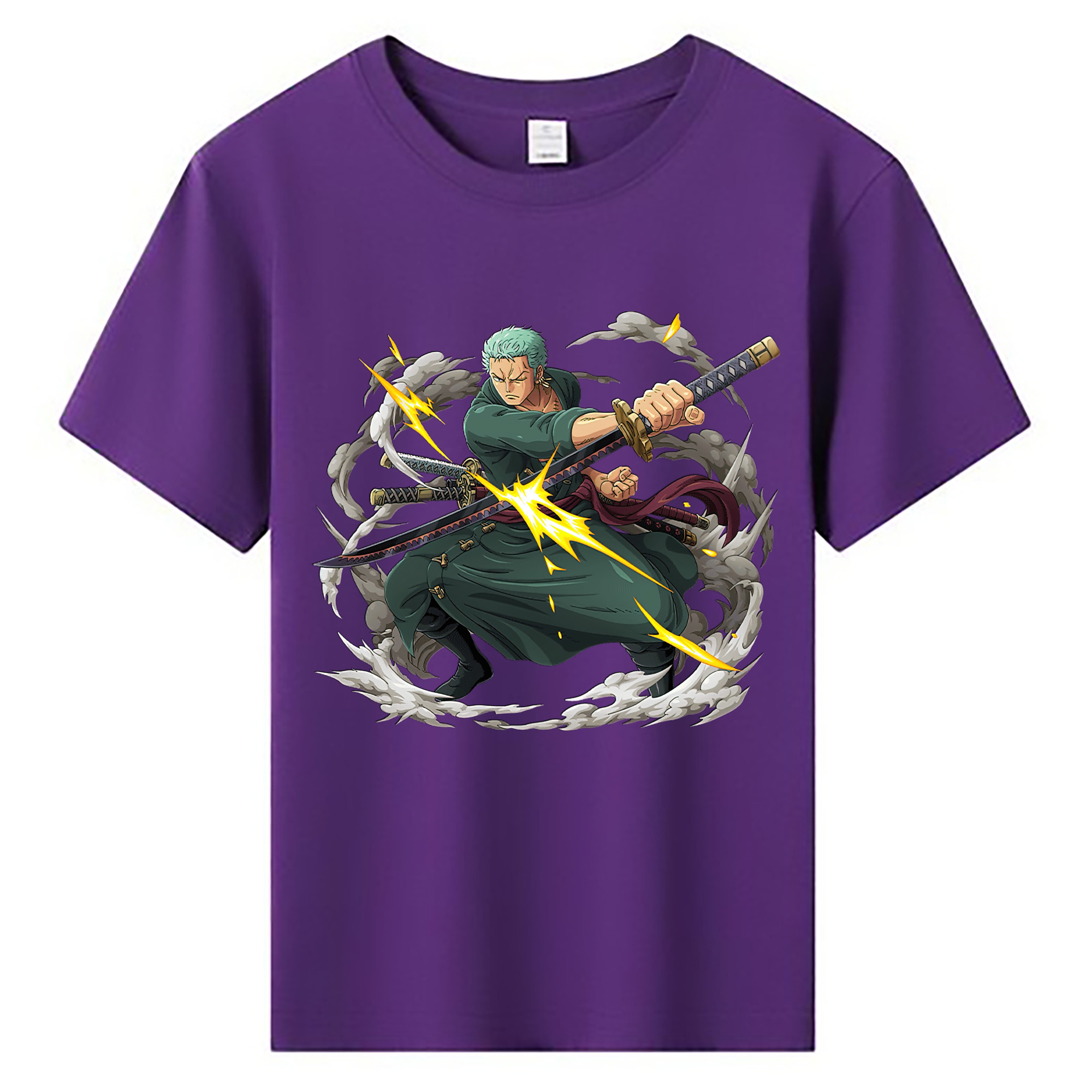 ワンピース ロロノア・ゾロ ONE PIECE Roronoa Zoro 綿100％キッズTシャツ（フロントプリント）