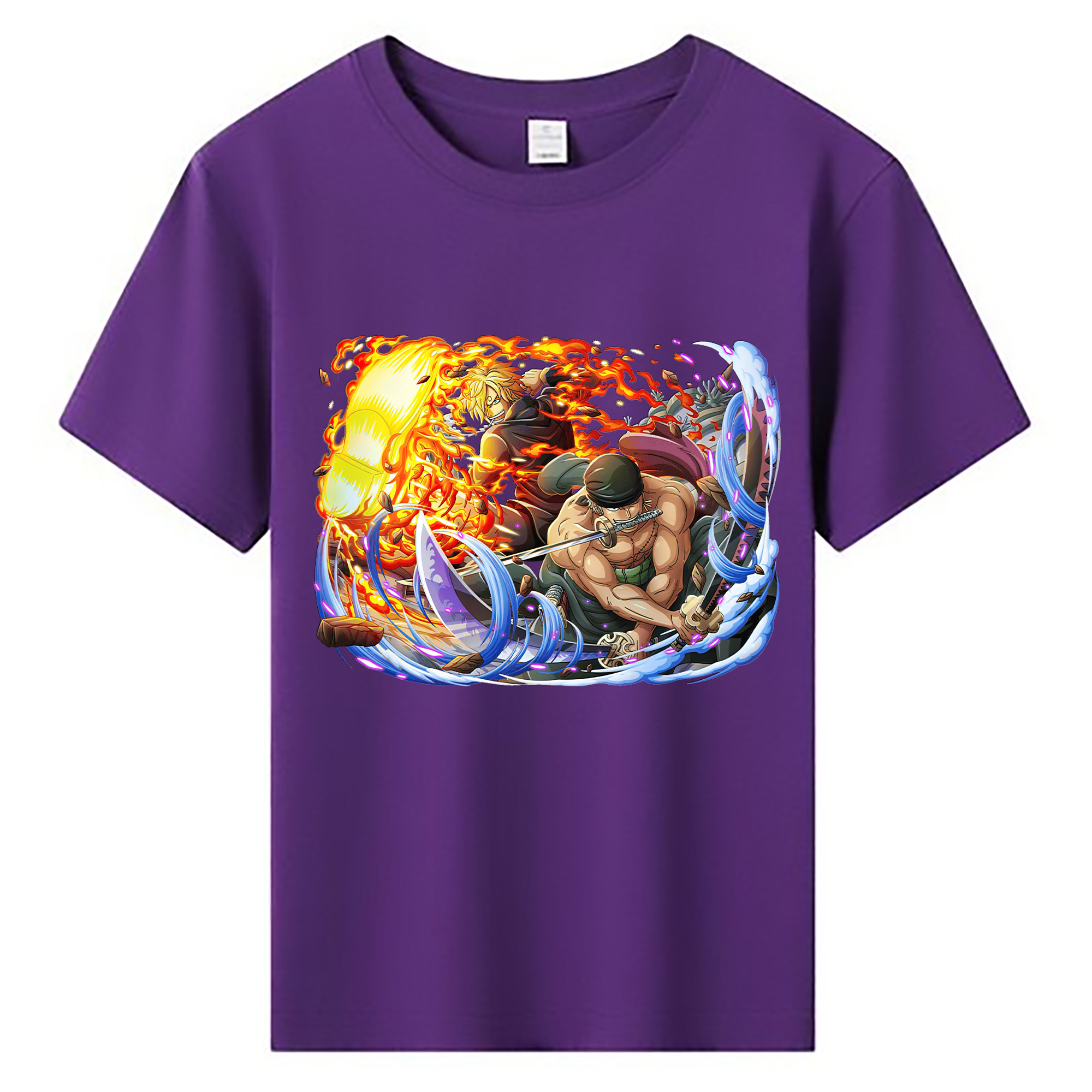 ワンピース ロロノア・ゾロ ONE PIECE Roronoa Zoro 綿100％キッズTシャツ（フロントプリント）