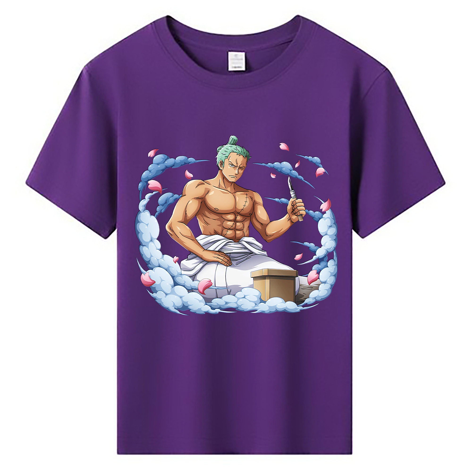 ワンピース ロロノア・ゾロ ONE PIECE Roronoa Zoro 綿100％キッズTシャツ（フロントプリント）
