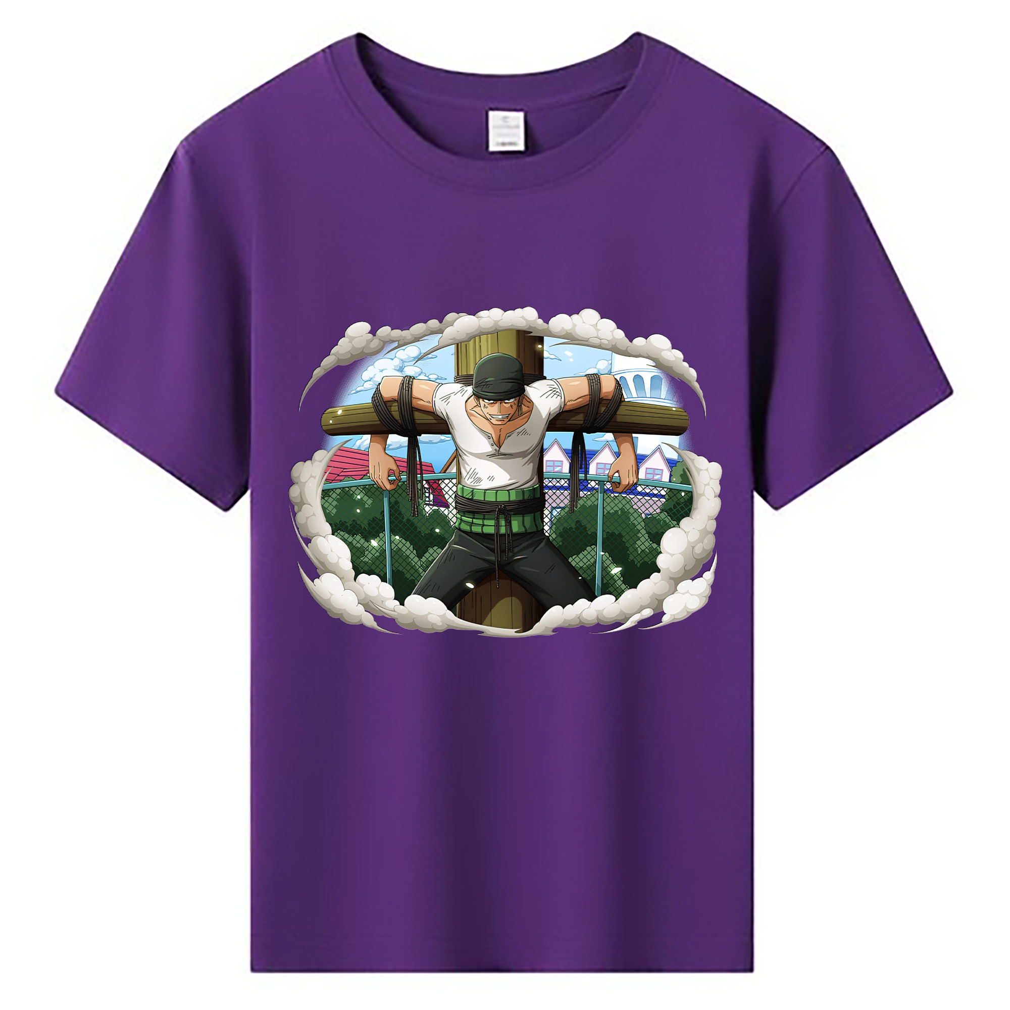 ワンピース ロロノア・ゾロ ONE PIECE Roronoa Zoro 綿100％キッズTシャツ（フロントプリント）