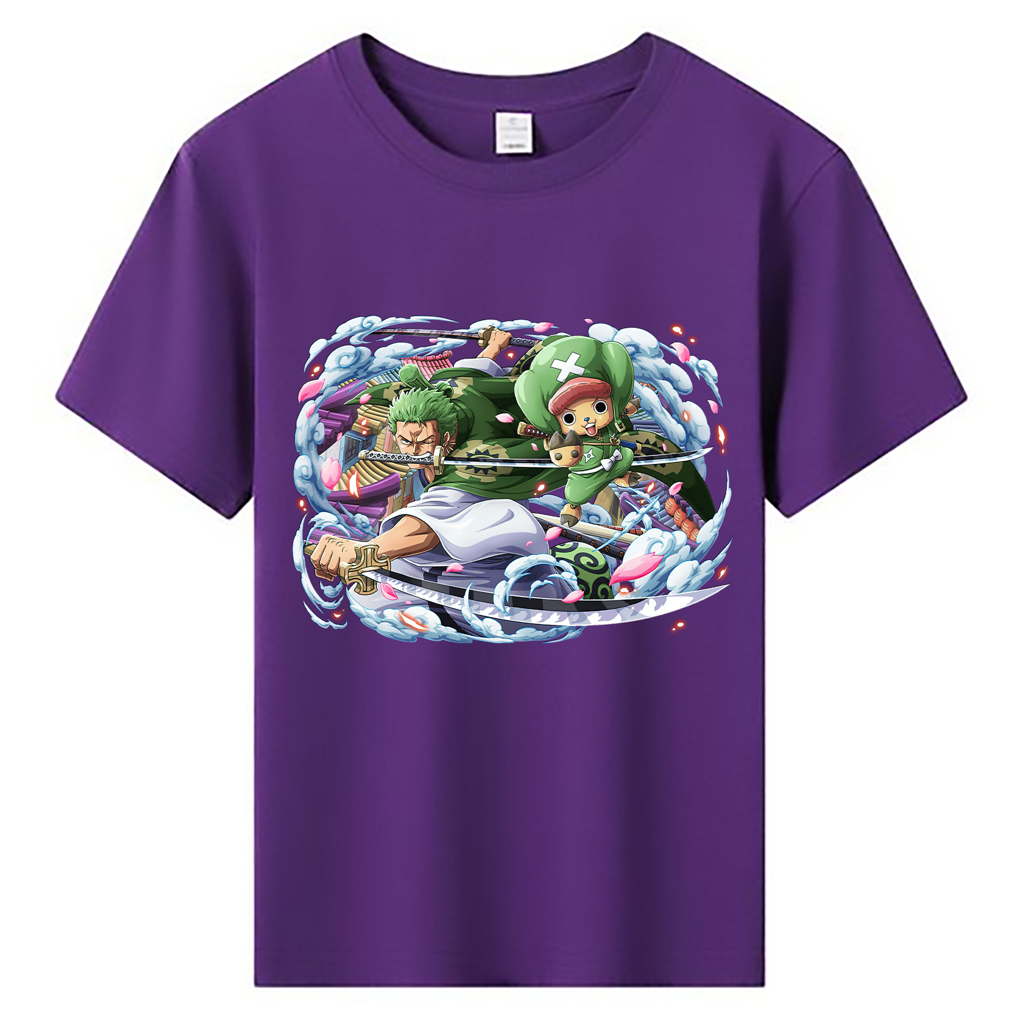ワンピース ロロノア・ゾロ ONE PIECE Roronoa Zoro 綿100％キッズTシャツ（フロントプリント）