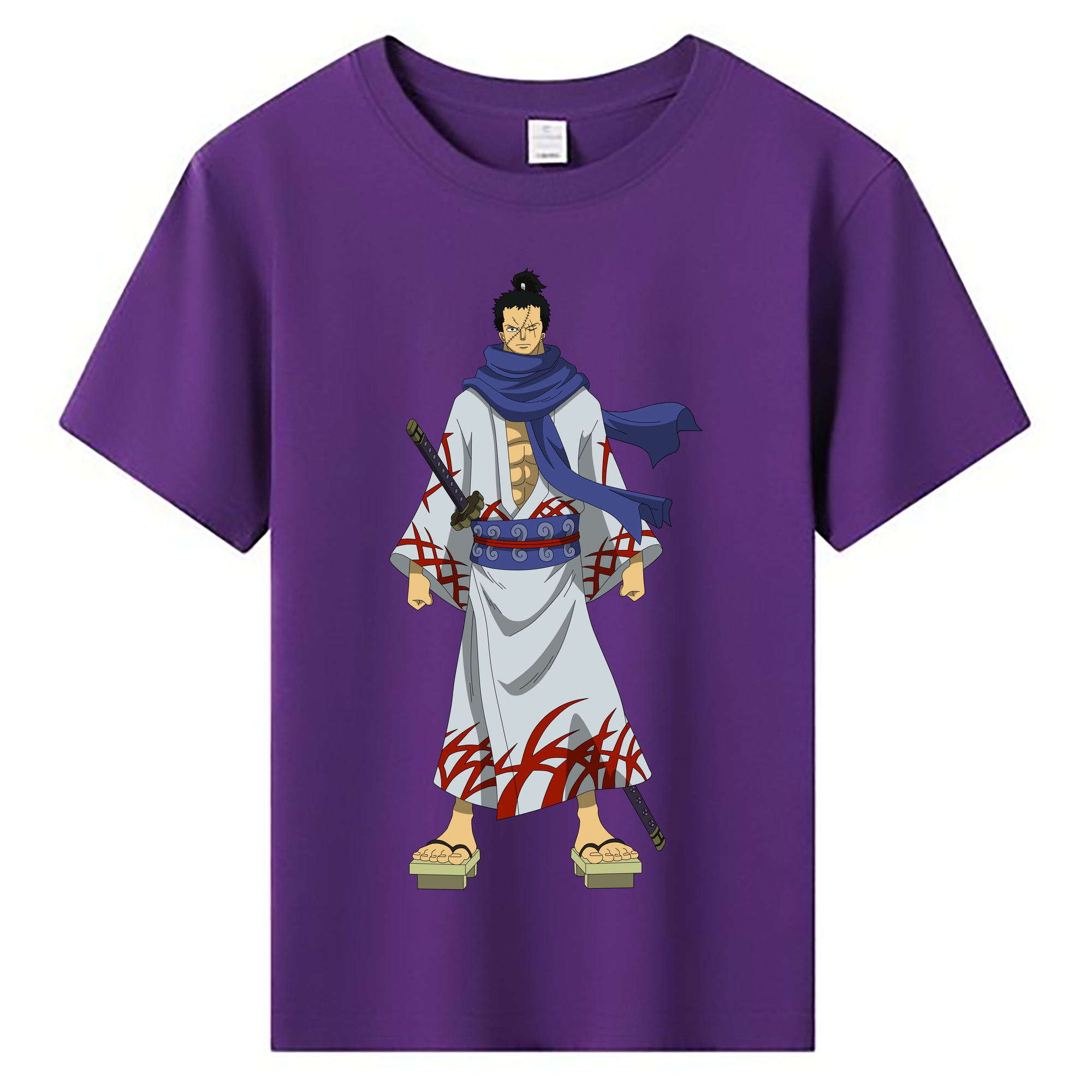 ワンピース ロロノア・ゾロ ONE PIECE Roronoa Zoro 綿100％キッズTシャツ（フロントプリント）