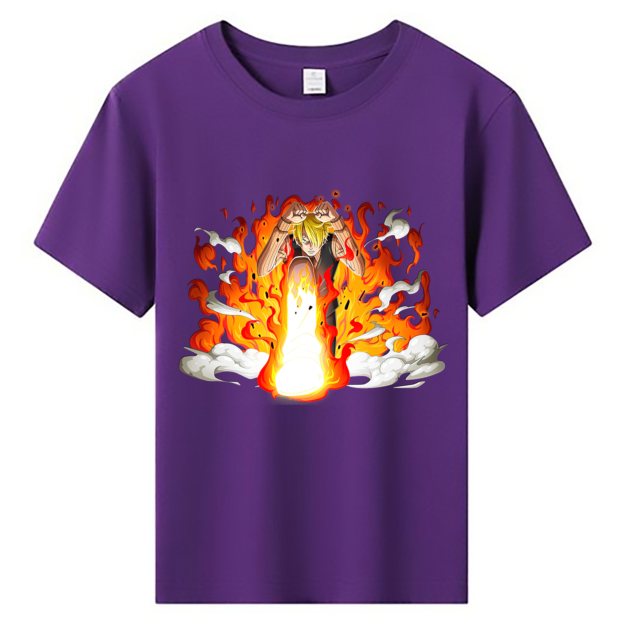 （画像用） ワンピース サンジ ONE PIECE Sanji 綿100％キッズTシャツ（フロントプリント）