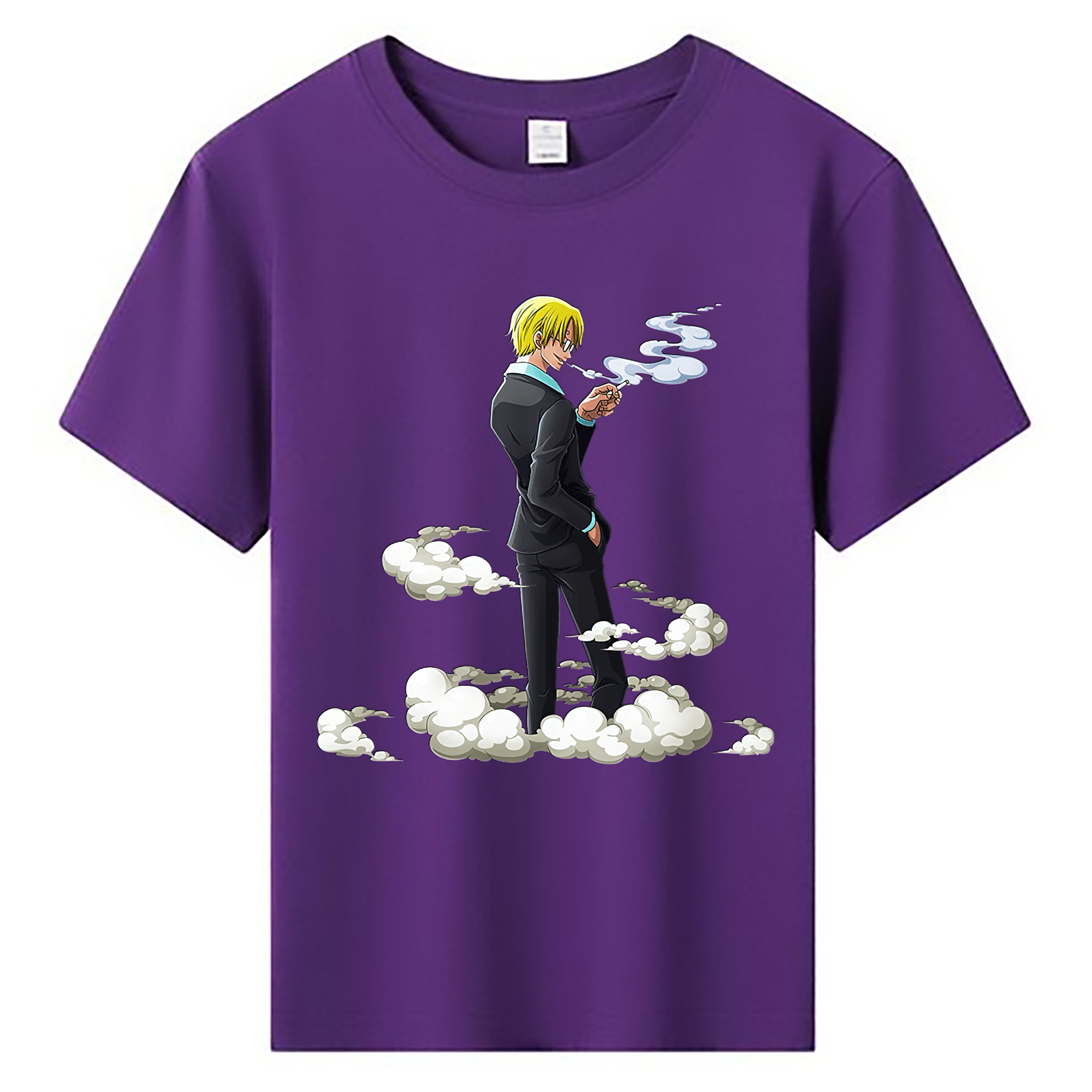 （画像用） ワンピース サンジ ONE PIECE Sanji 綿100％キッズTシャツ（フロントプリント）