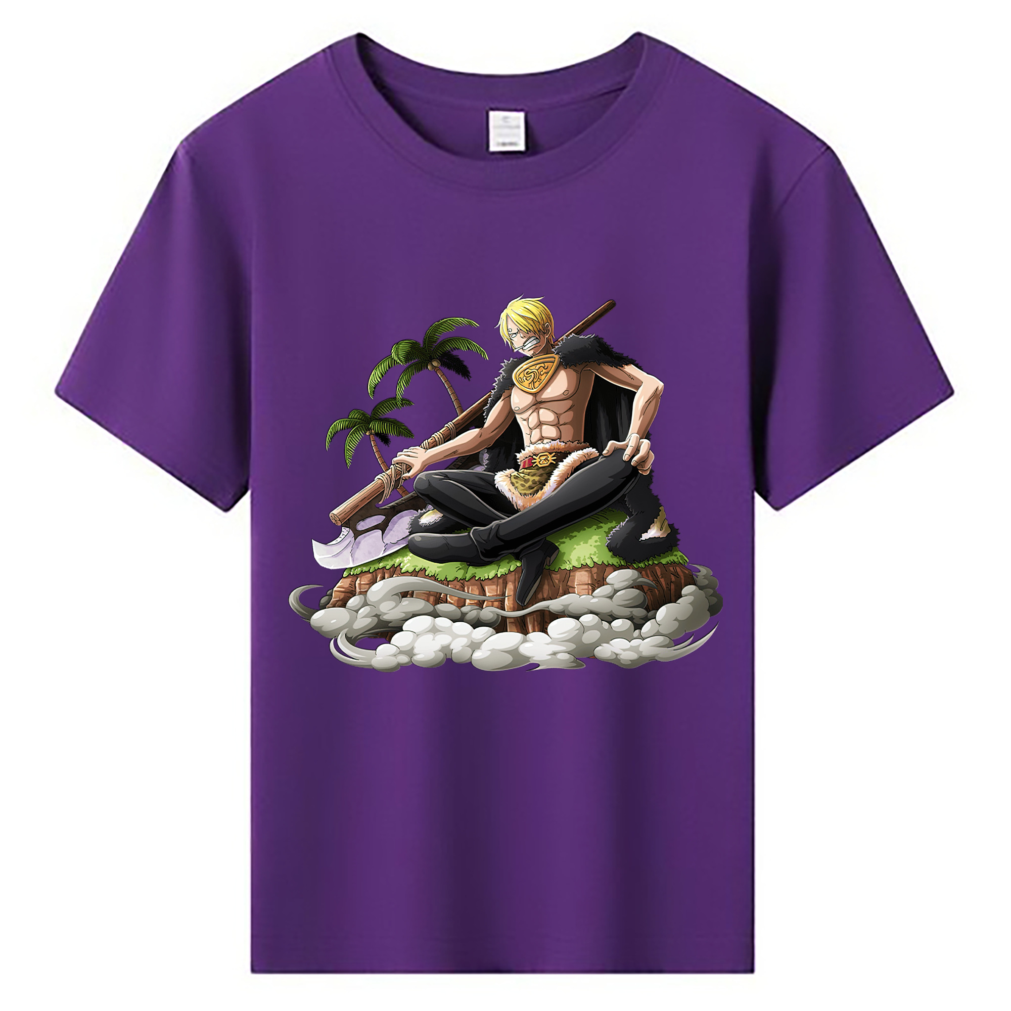 （画像用） ワンピース サンジ ONE PIECE Sanji 綿100％キッズTシャツ（フロントプリント）