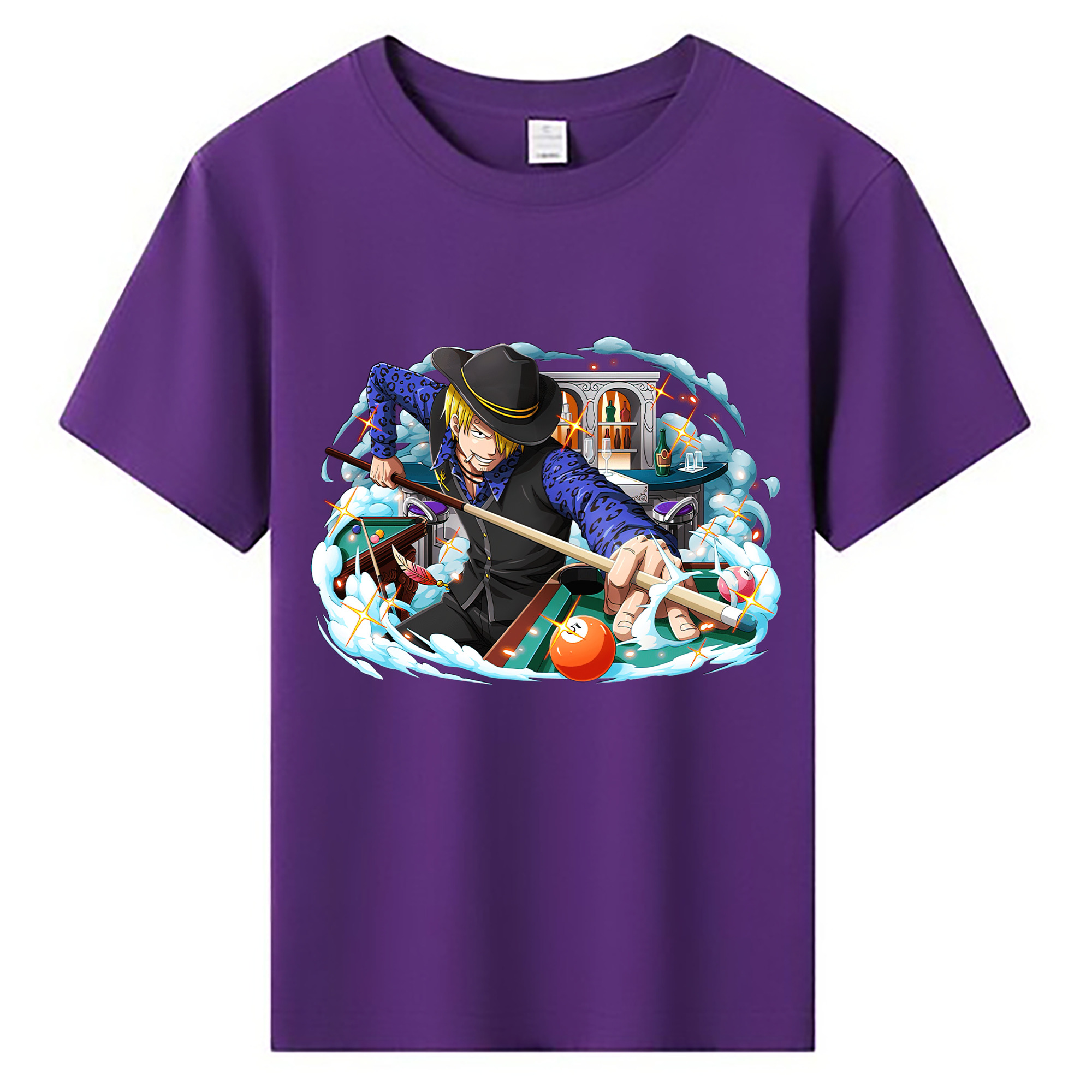 （画像用） ワンピース サンジ ONE PIECE Sanji 綿100％キッズTシャツ（フロントプリント）