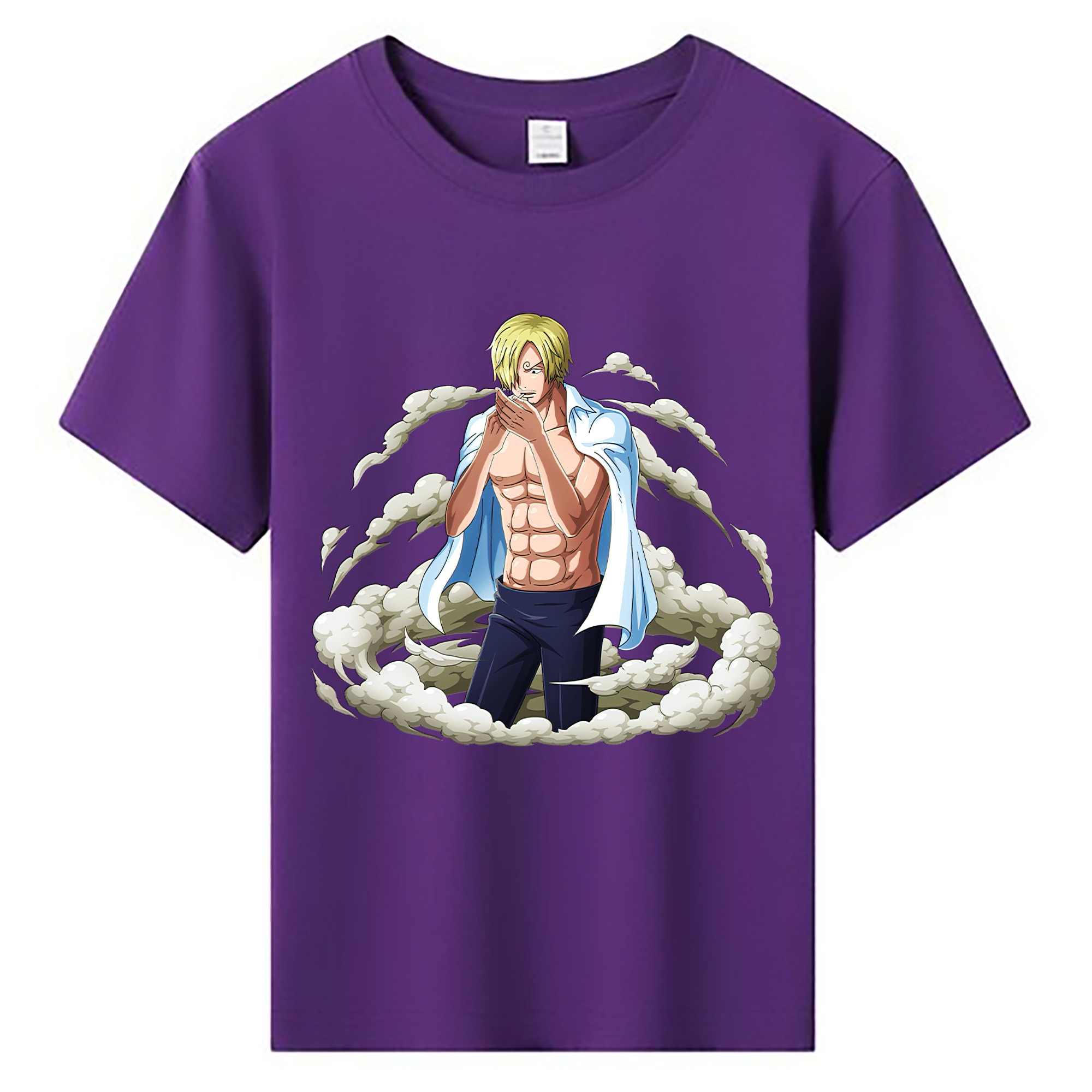 （画像用） ワンピース サンジ ONE PIECE Sanji 綿100％キッズTシャツ（フロントプリント）