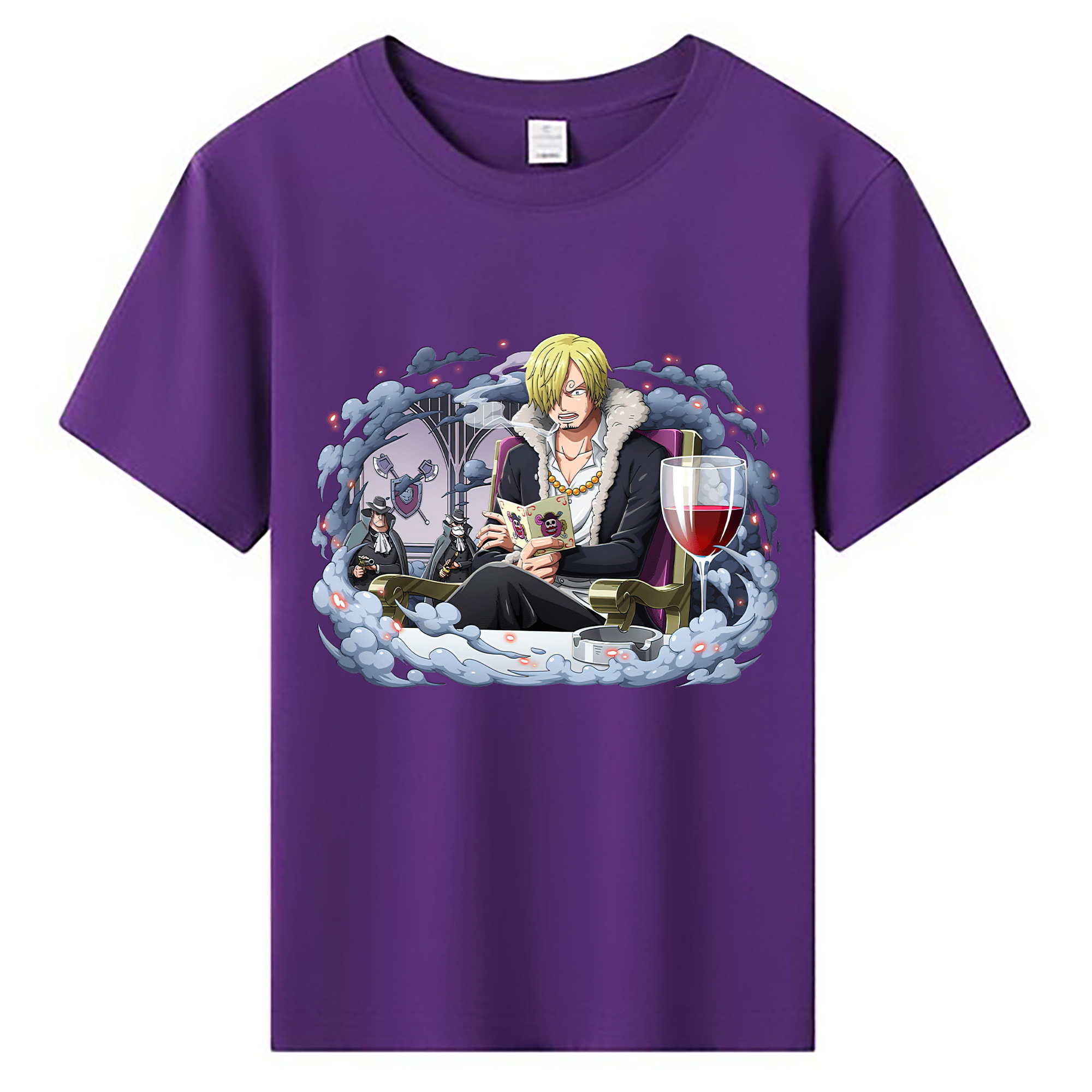 （画像用） ワンピース サンジ ONE PIECE Sanji 綿100％キッズTシャツ（フロントプリント）