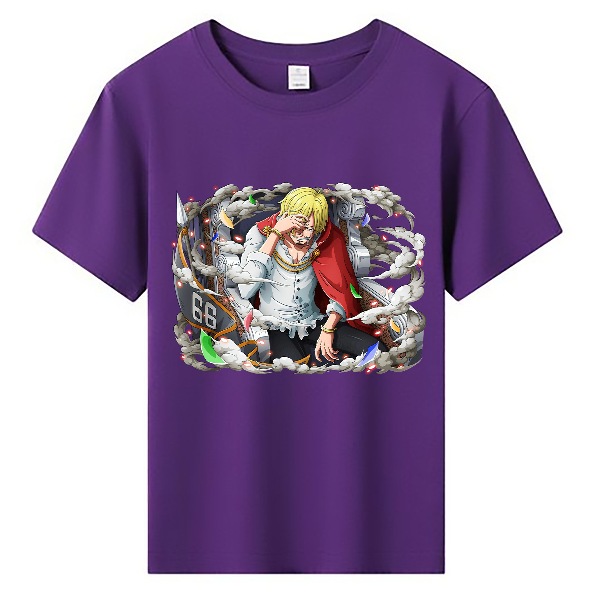 （画像用） ワンピース サンジ ONE PIECE Sanji 綿100％キッズTシャツ（フロントプリント）