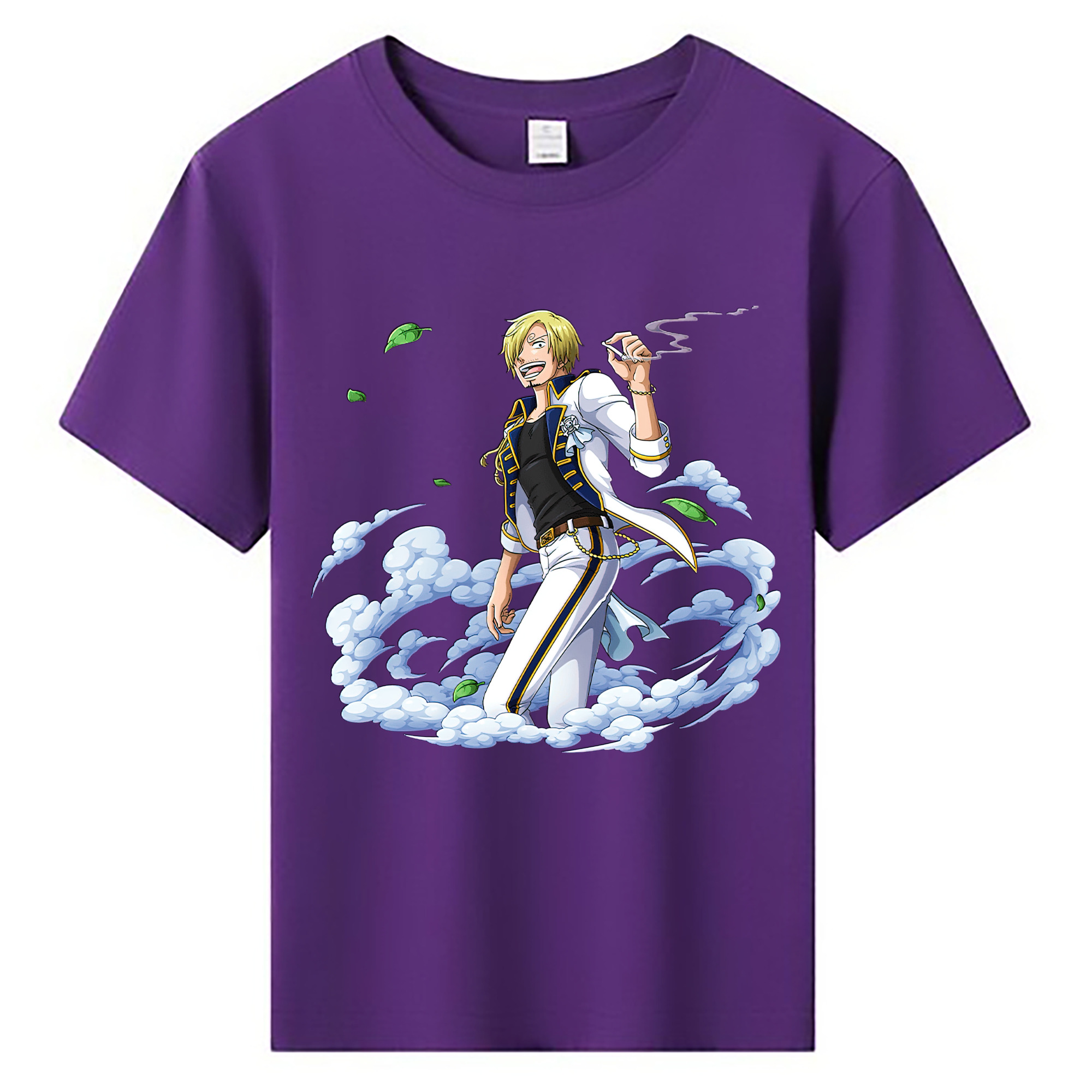 （画像用） ワンピース サンジ ONE PIECE Sanji 綿100％キッズTシャツ（フロントプリント）
