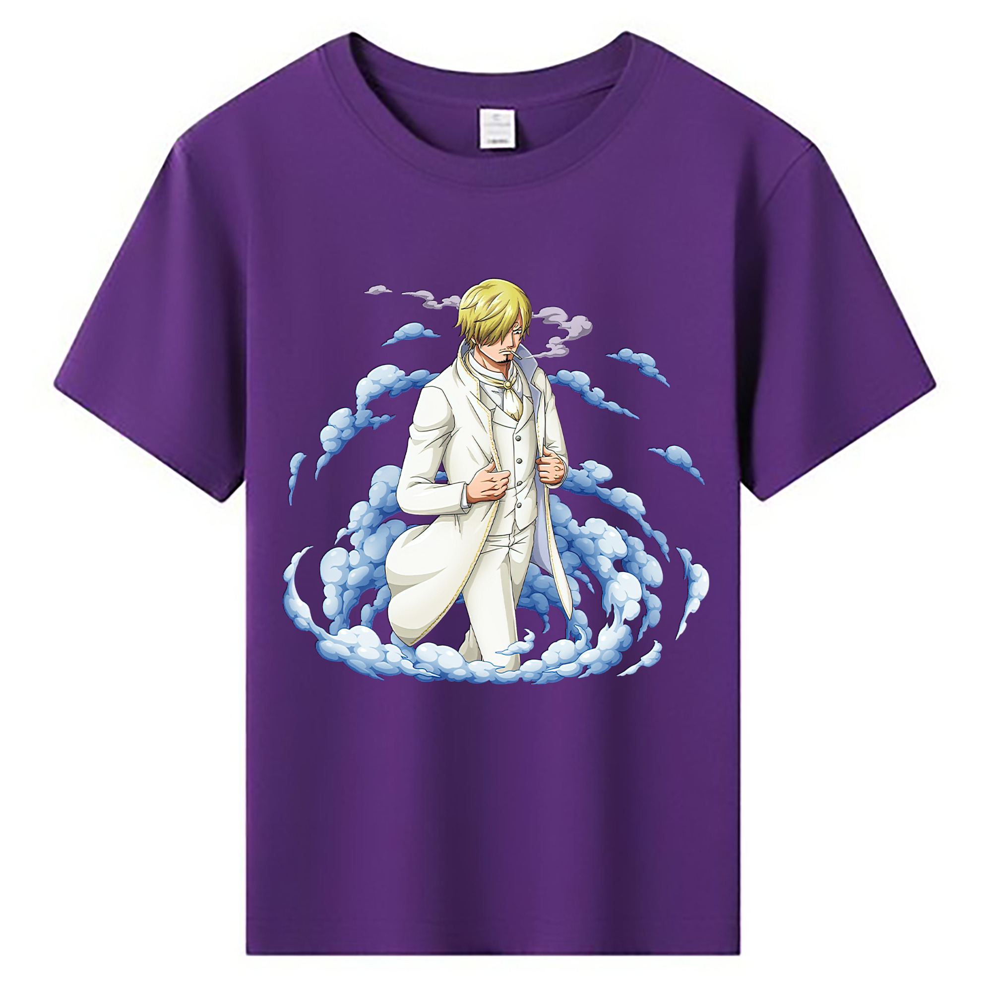 （画像用） ワンピース サンジ ONE PIECE Sanji 綿100％キッズTシャツ（フロントプリント）