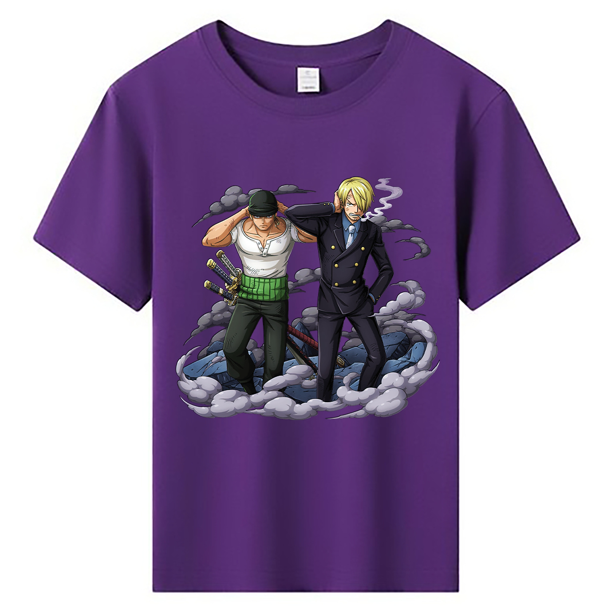 （画像用） ワンピース サンジ ONE PIECE Sanji 綿100％キッズTシャツ（フロントプリント）