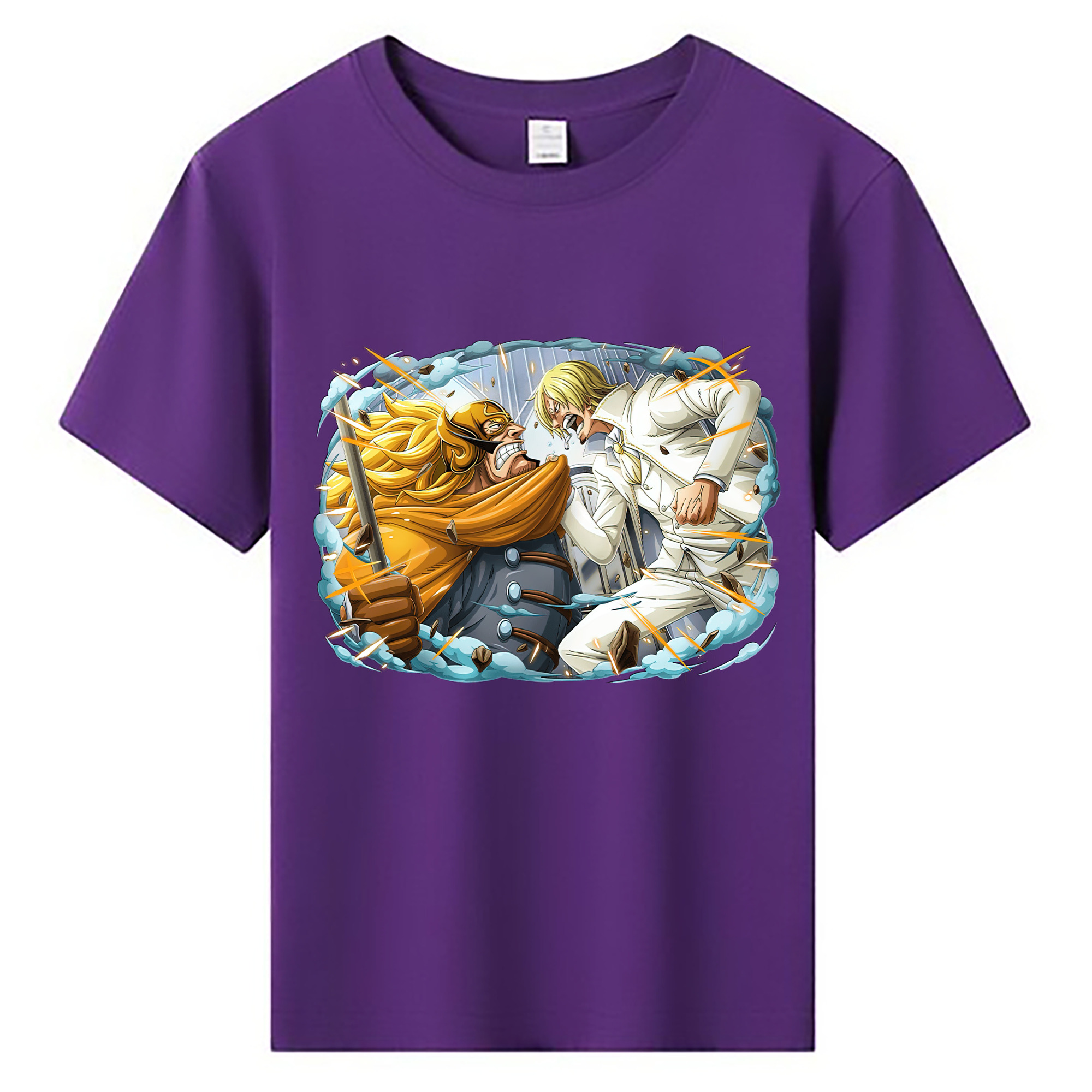 （画像用） ワンピース サンジ ONE PIECE Sanji 綿100％キッズTシャツ（フロントプリント）
