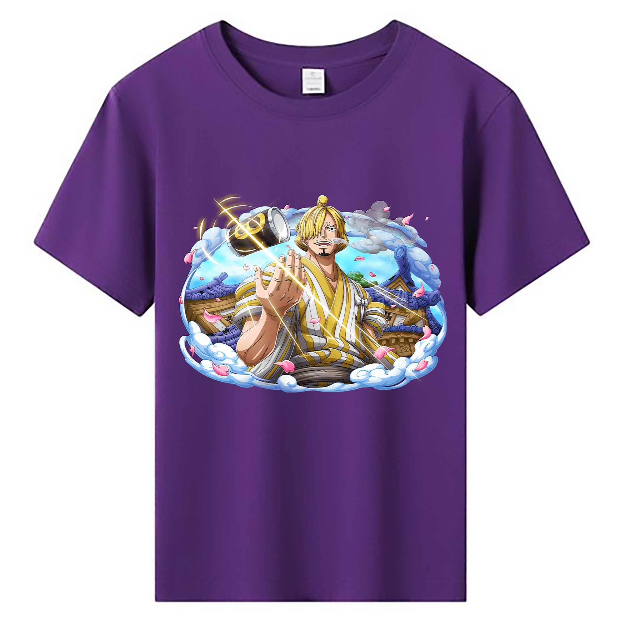 ワンピース サンジ ONE PIECE Sanji 綿100％キッズTシャツ（フロントプリント）