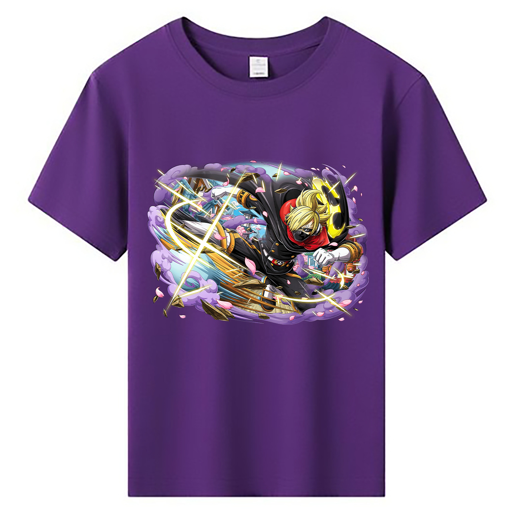 ワンピース サンジ ONE PIECE Sanji 綿100％キッズTシャツ（フロントプリント）