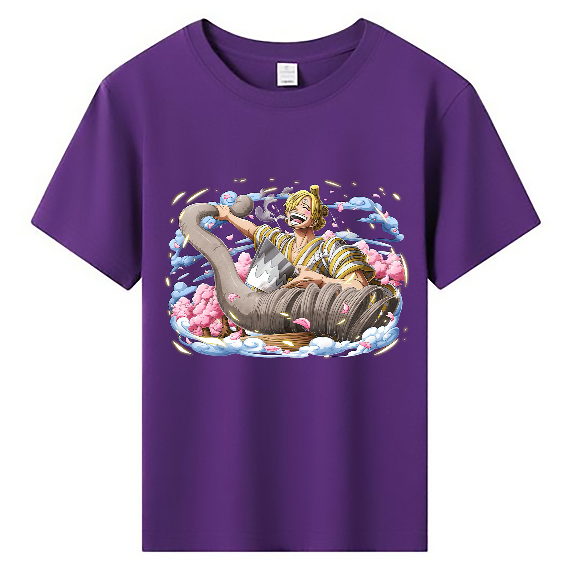 （画像用） ワンピース サンジ ONE PIECE Sanji 綿100％キッズTシャツ（フロントプリント）