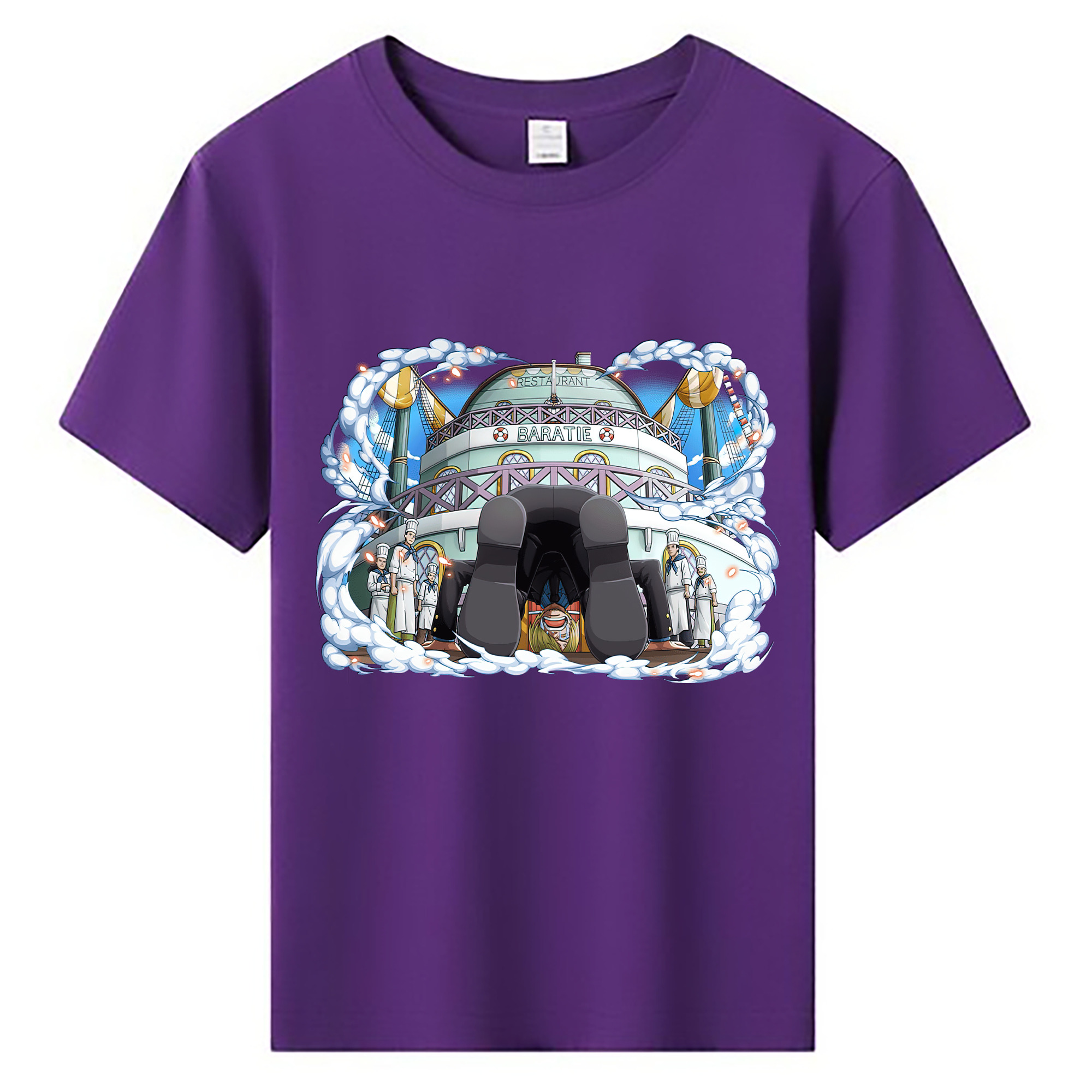 （画像用） ワンピース サンジ ONE PIECE Sanji 綿100％キッズTシャツ（フロントプリント）