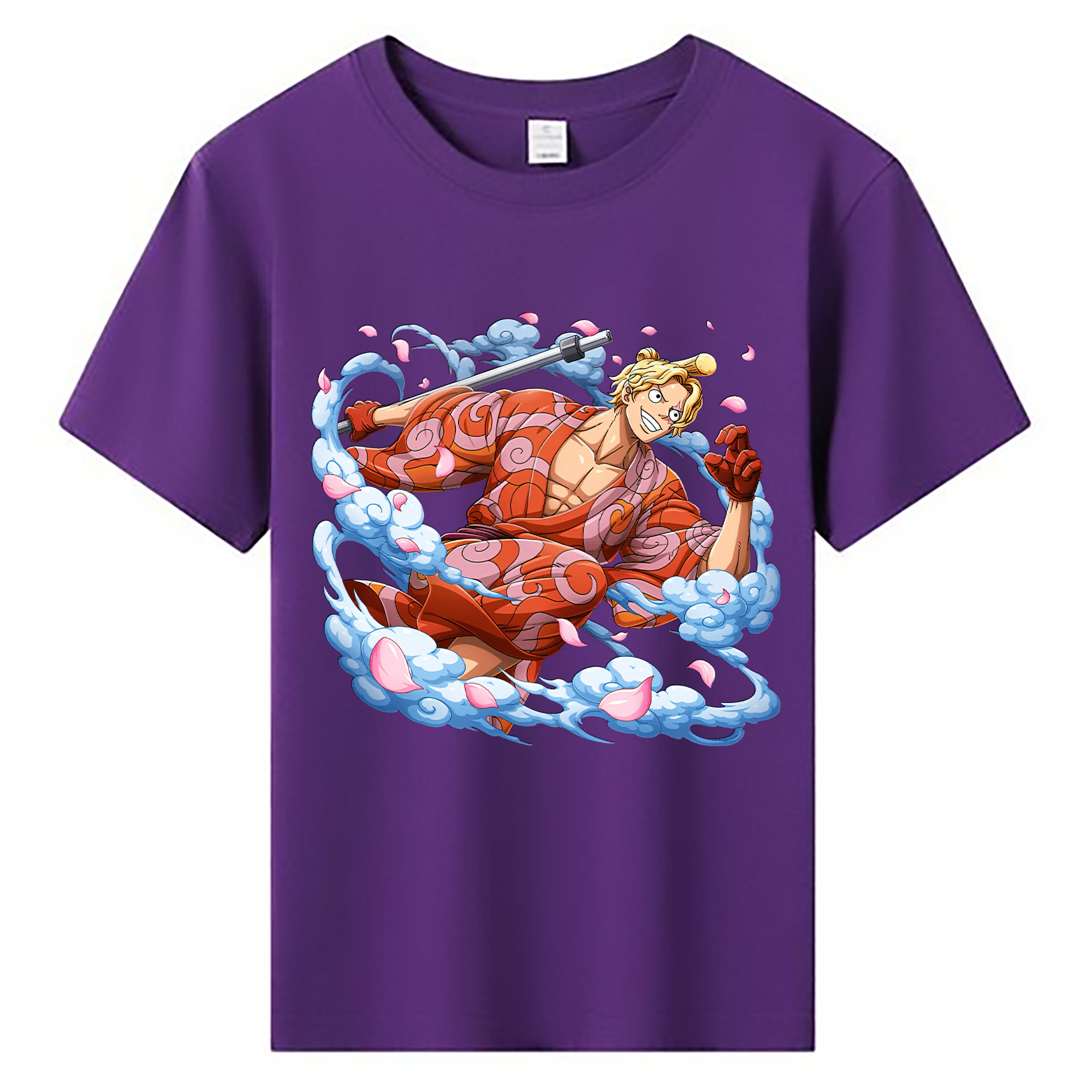 ワンピース サンジ ONE PIECE Sanji 綿100％キッズTシャツ（フロントプリント）