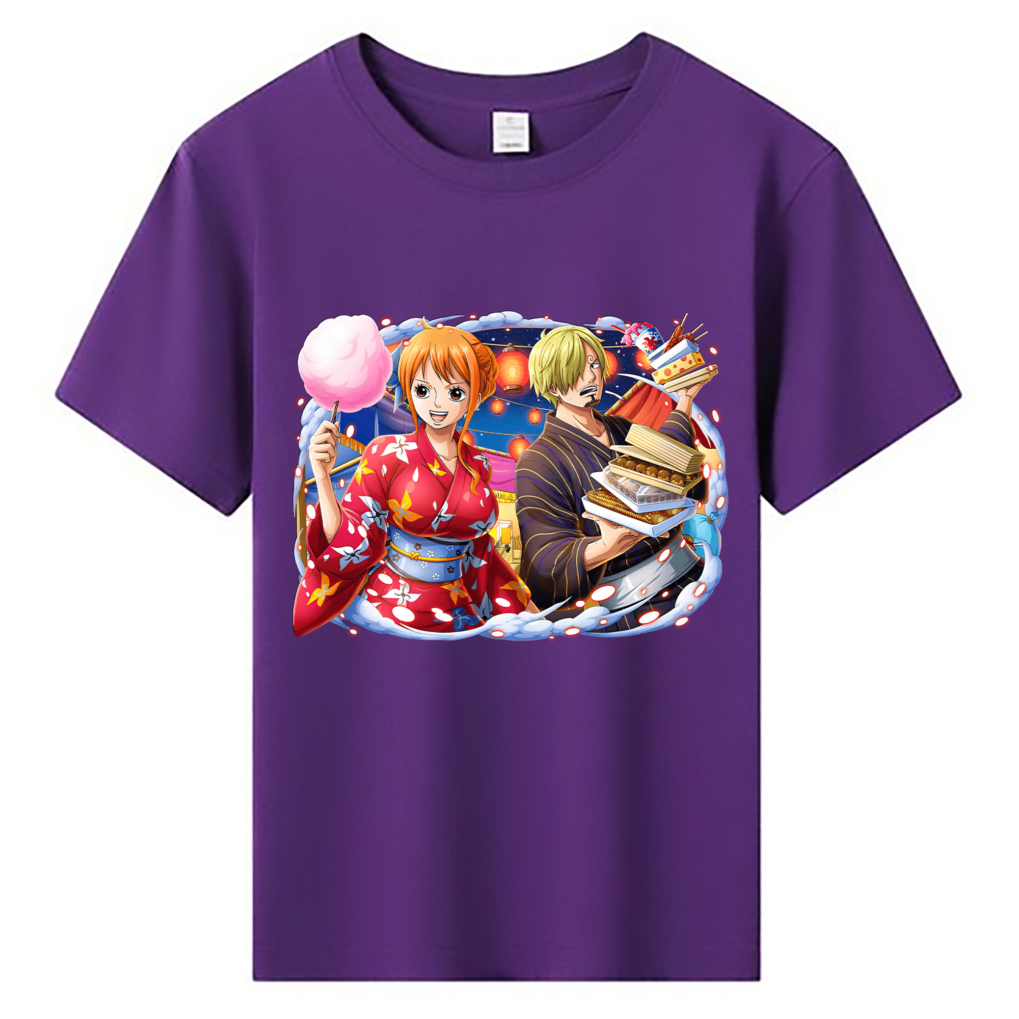 （画像用） ワンピース サンジ ONE PIECE Sanji 綿100％キッズTシャツ（フロントプリント）