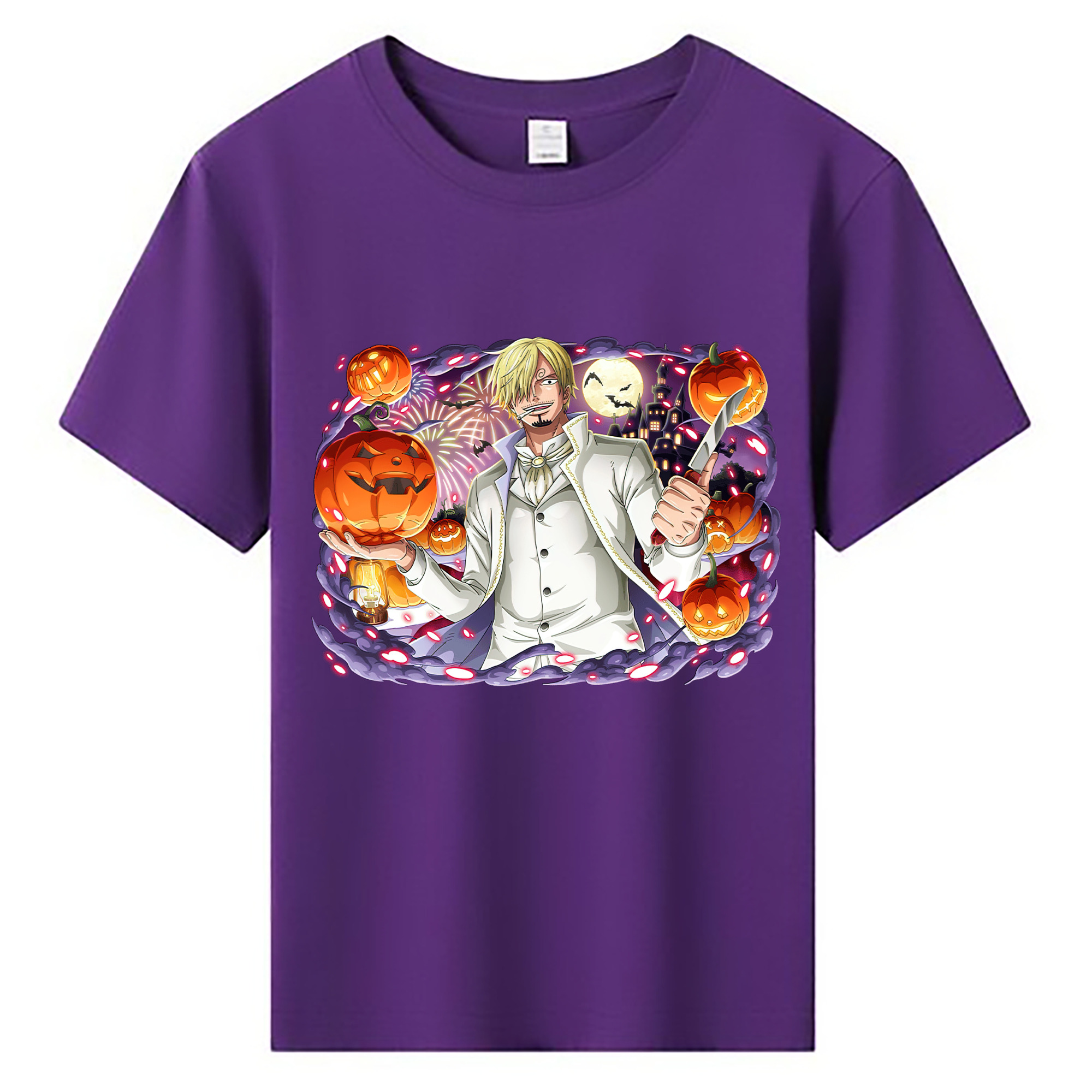 ワンピース サンジ ONE PIECE Sanji 綿100％キッズTシャツ（フロントプリント）