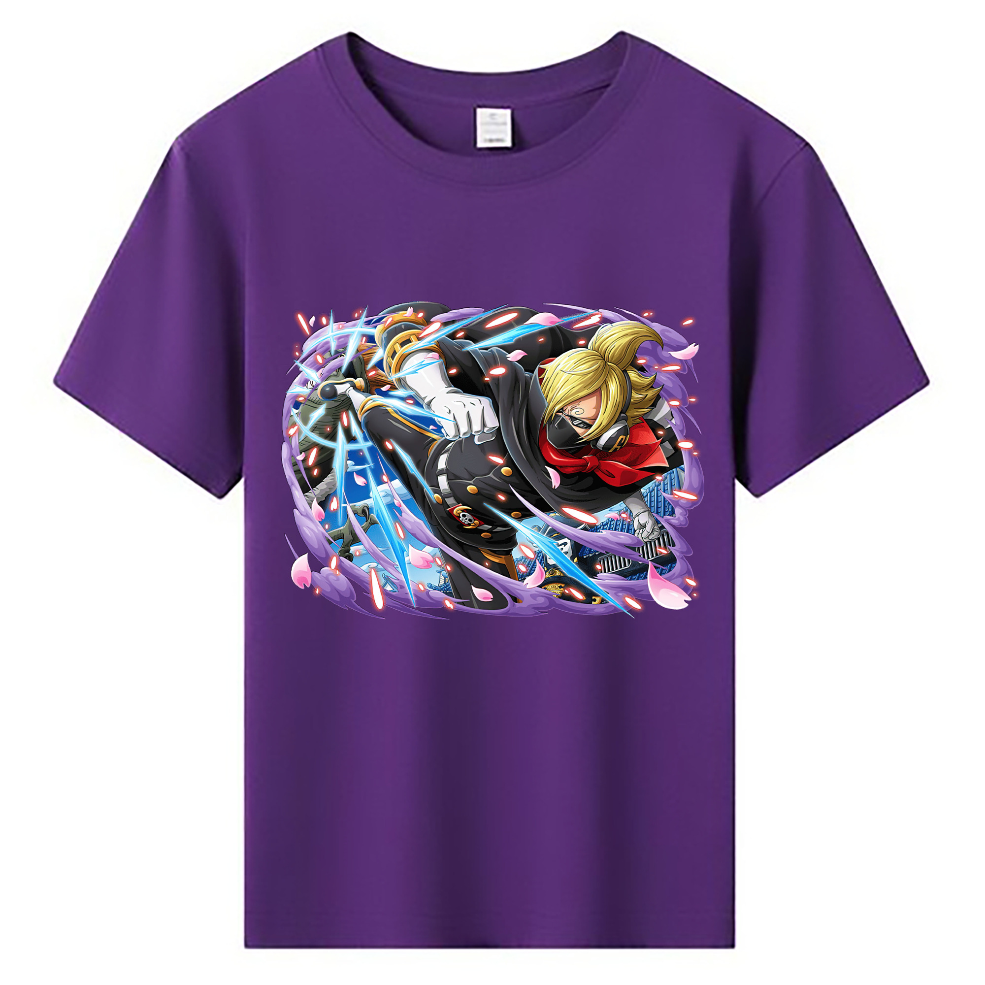 ワンピース サンジ ONE PIECE Sanji 綿100％キッズTシャツ（フロントプリント）