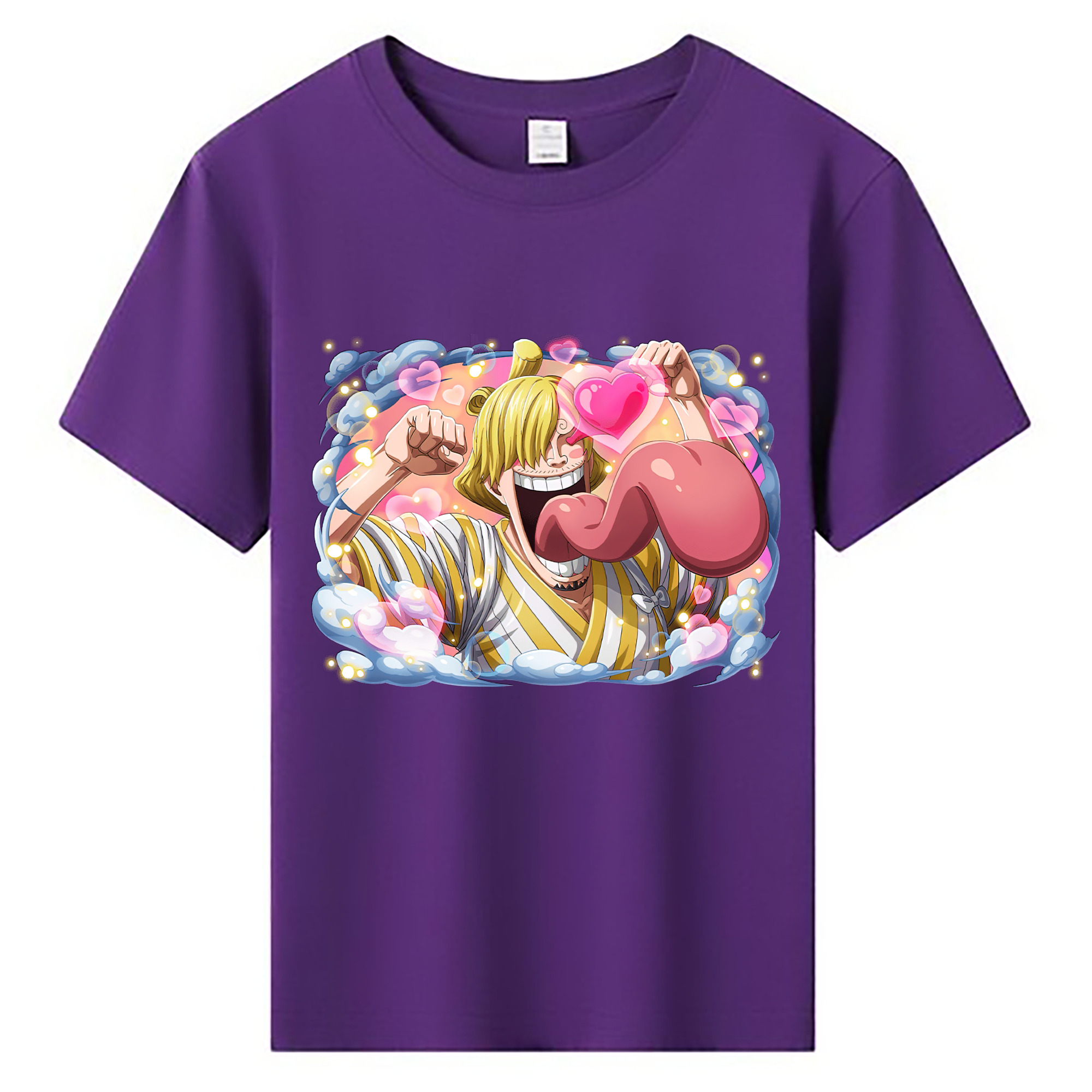 （画像用） ワンピース サンジ ONE PIECE Sanji 綿100％キッズTシャツ（フロントプリント）