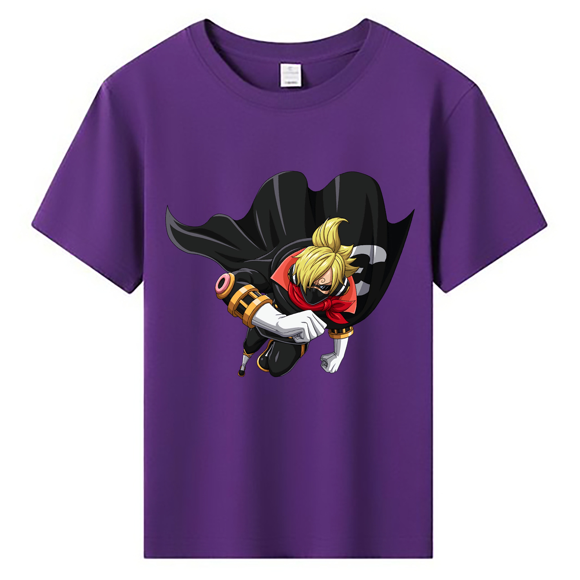 （画像用） ワンピース サンジ ONE PIECE Sanji 綿100％キッズTシャツ（フロントプリント）