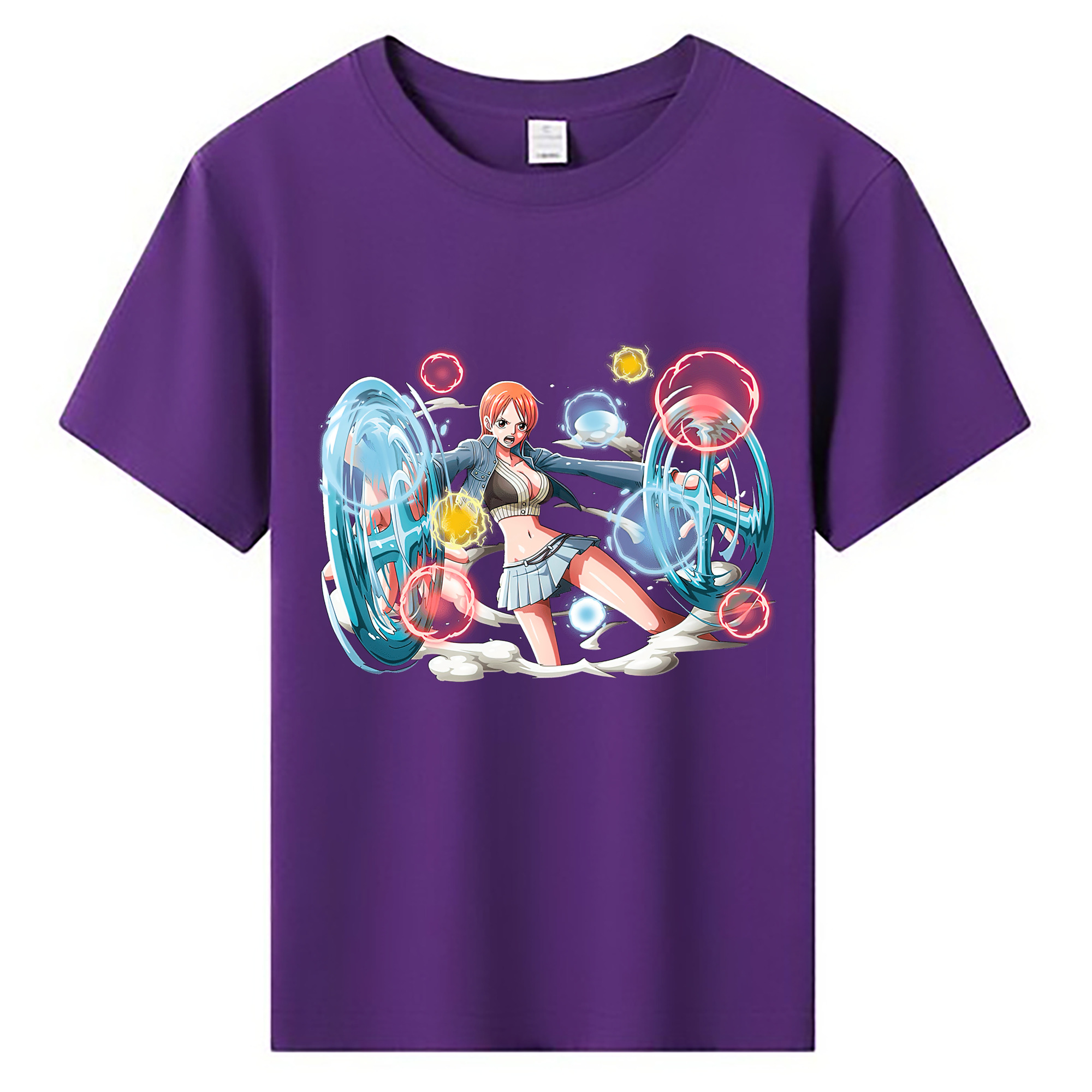 ワンピース ナミ ONE PIECE Nami 綿100％キッズTシャツ（フロントプリント）