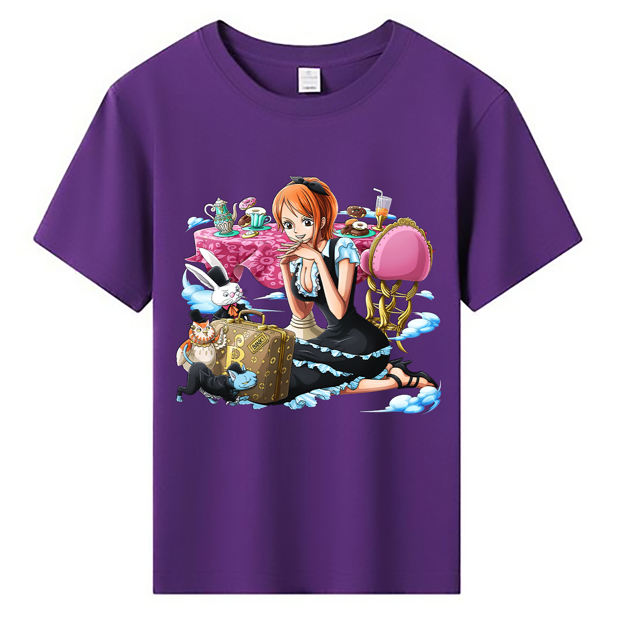 ワンピース ナミ ONE PIECE Nami 綿100％キッズTシャツ（フロントプリント）