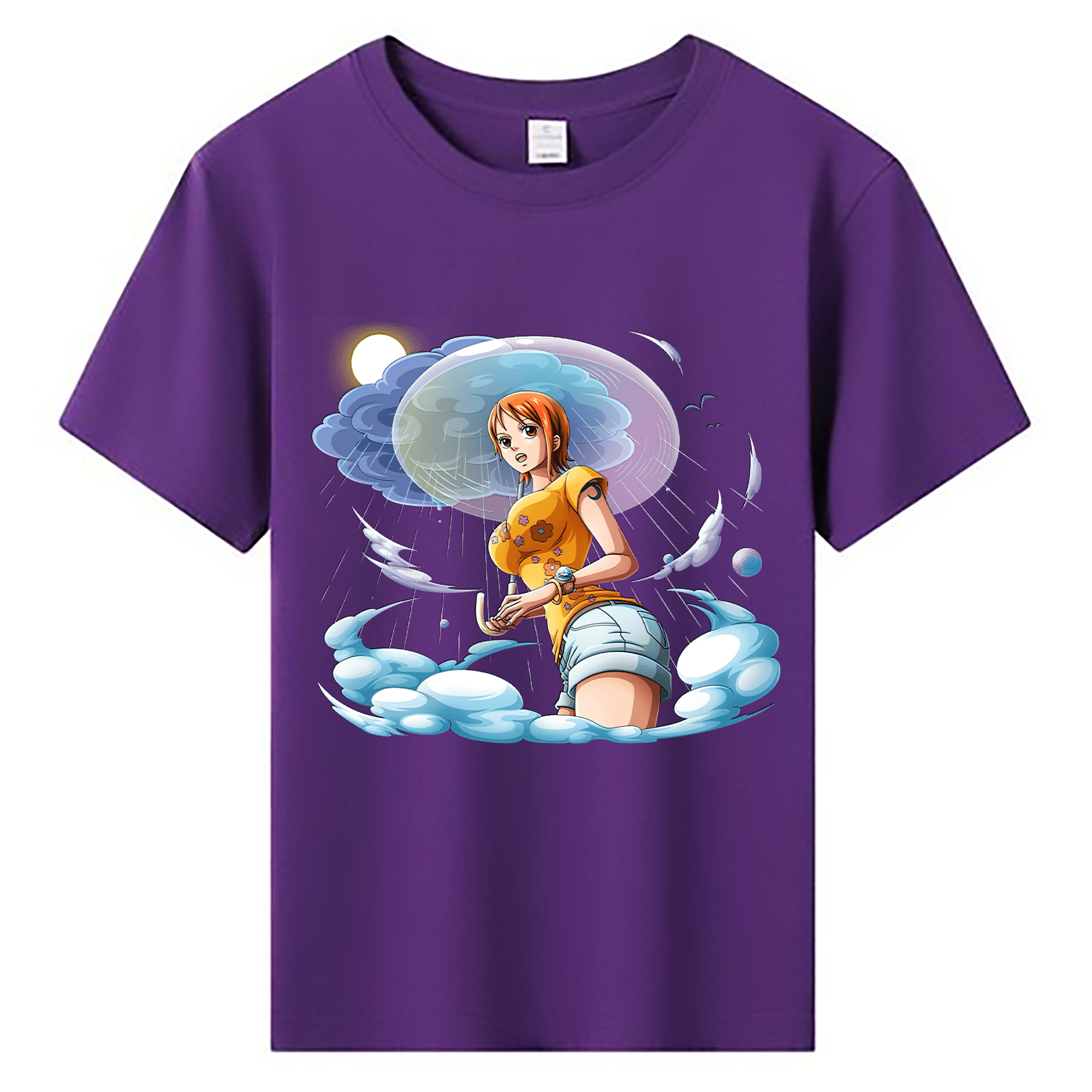 ワンピース ナミ ONE PIECE Nami 綿100％キッズTシャツ（フロントプリント）