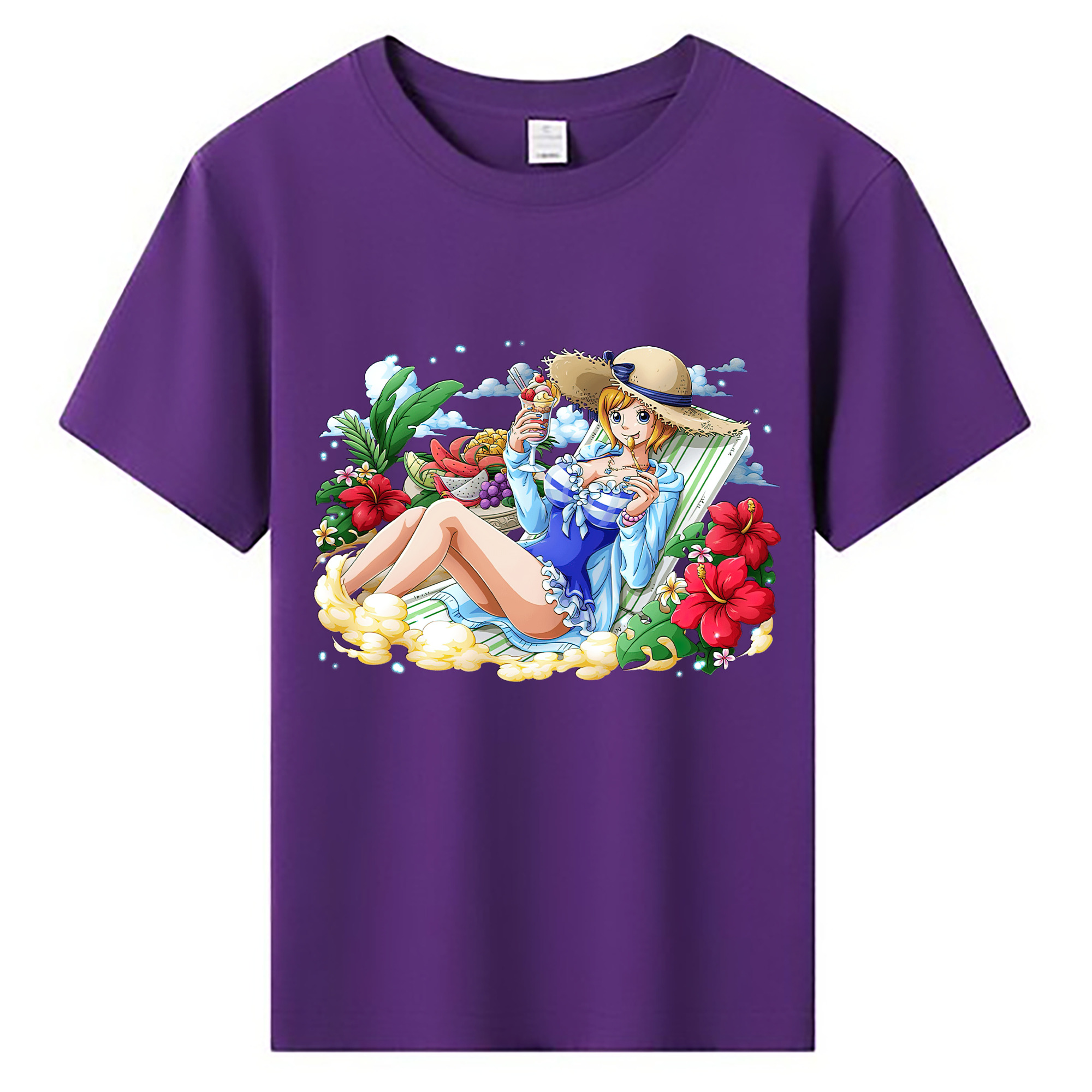 ワンピース ナミ ONE PIECE Nami 綿100％キッズTシャツ（フロントプリント）