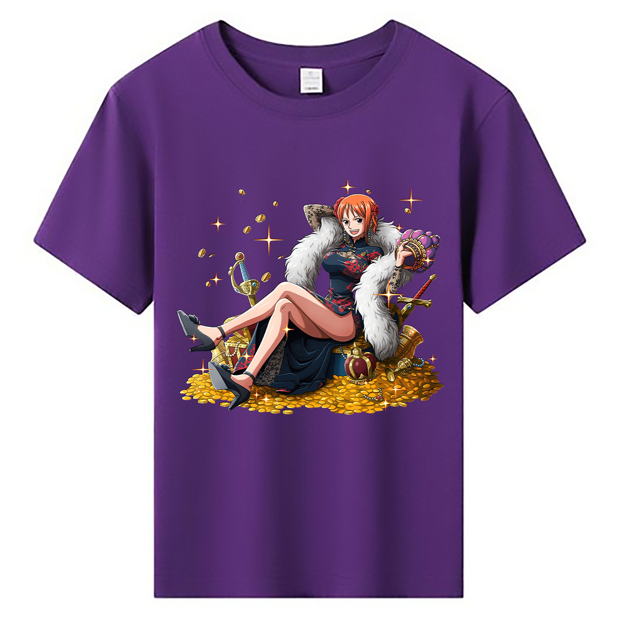 ワンピース ナミ ONE PIECE Nami 綿100％キッズTシャツ（フロントプリント）