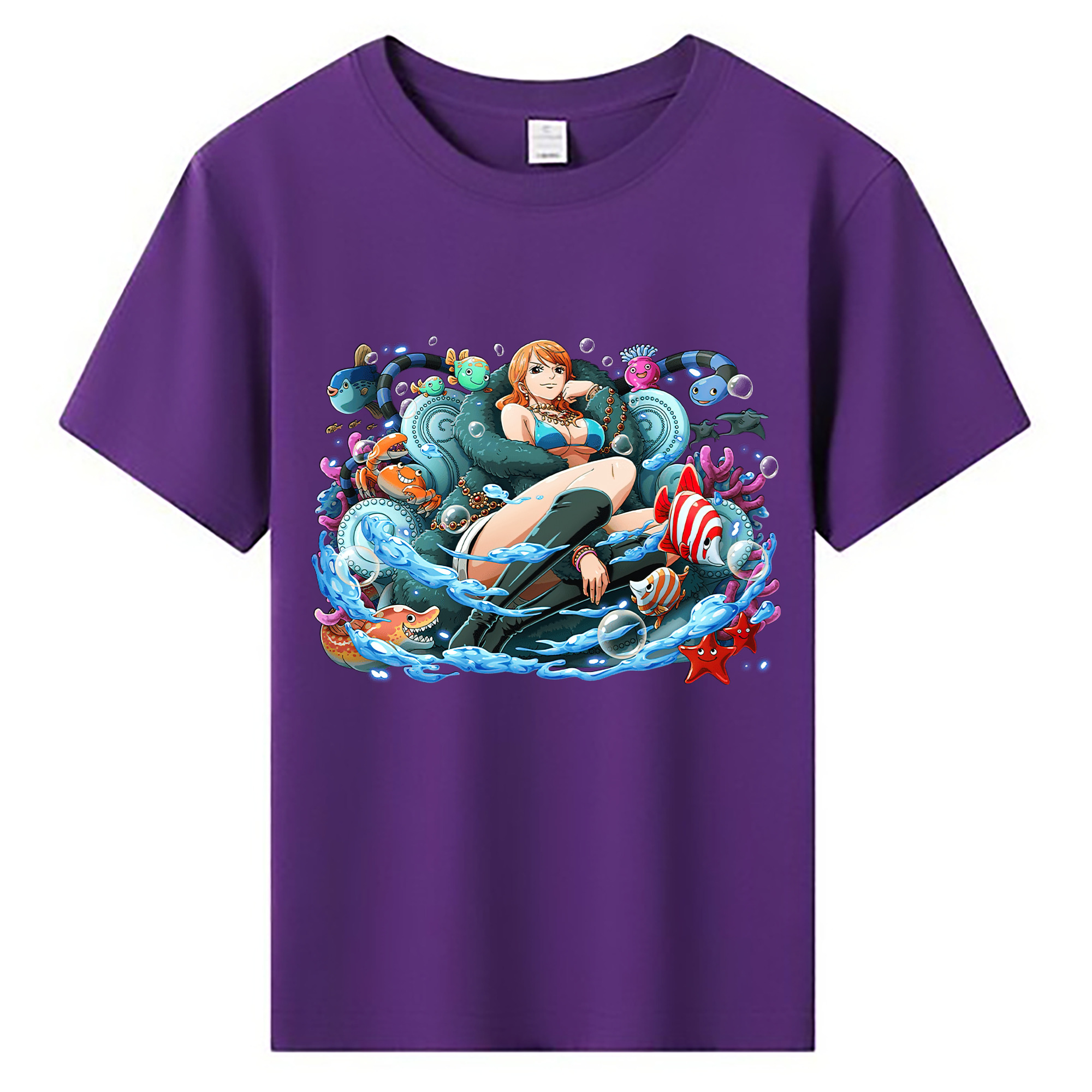 ワンピース ナミ ONE PIECE Nami 綿100％キッズTシャツ（フロントプリント）