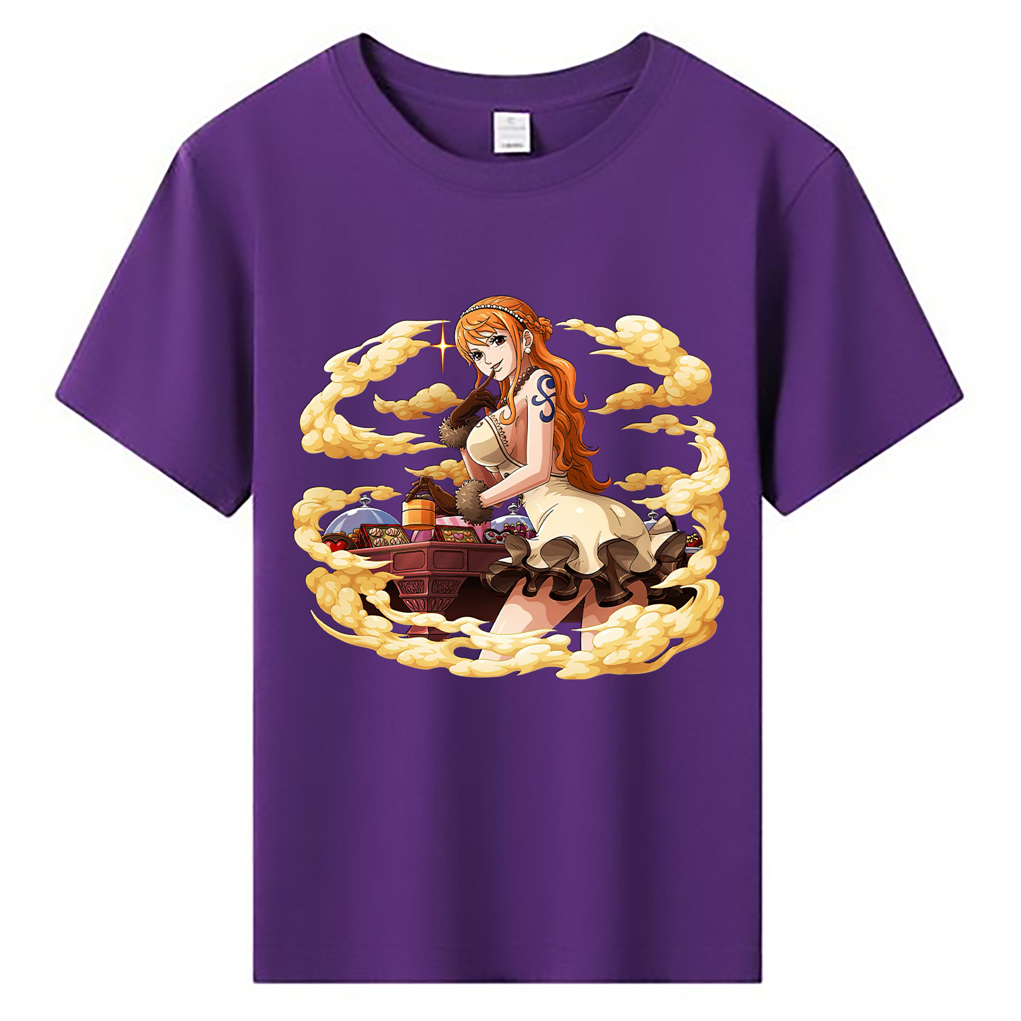 ワンピース ナミ ONE PIECE Nami 綿100％キッズTシャツ（フロントプリント）