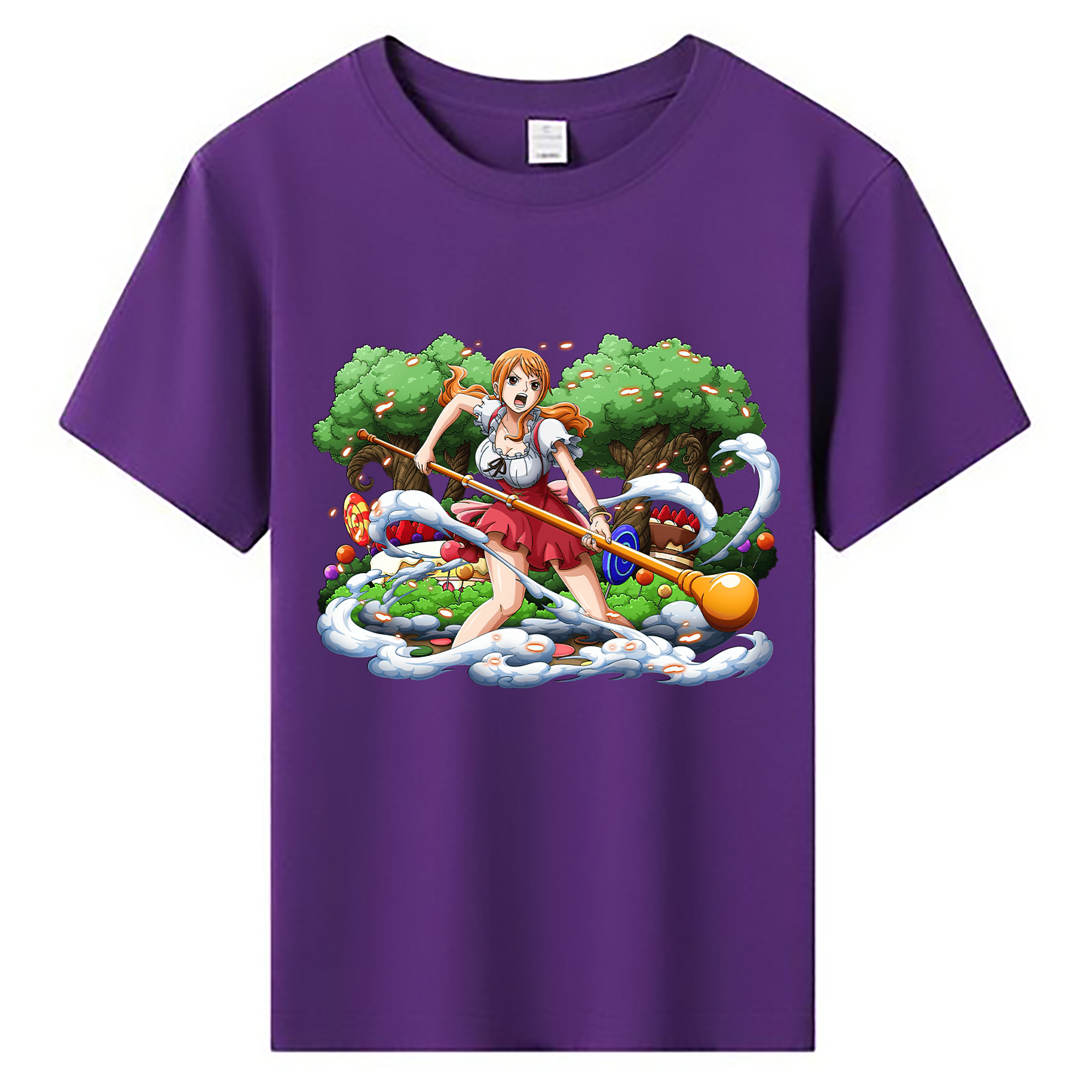 ワンピース ナミ ONE PIECE Nami 綿100％キッズTシャツ（フロントプリント）