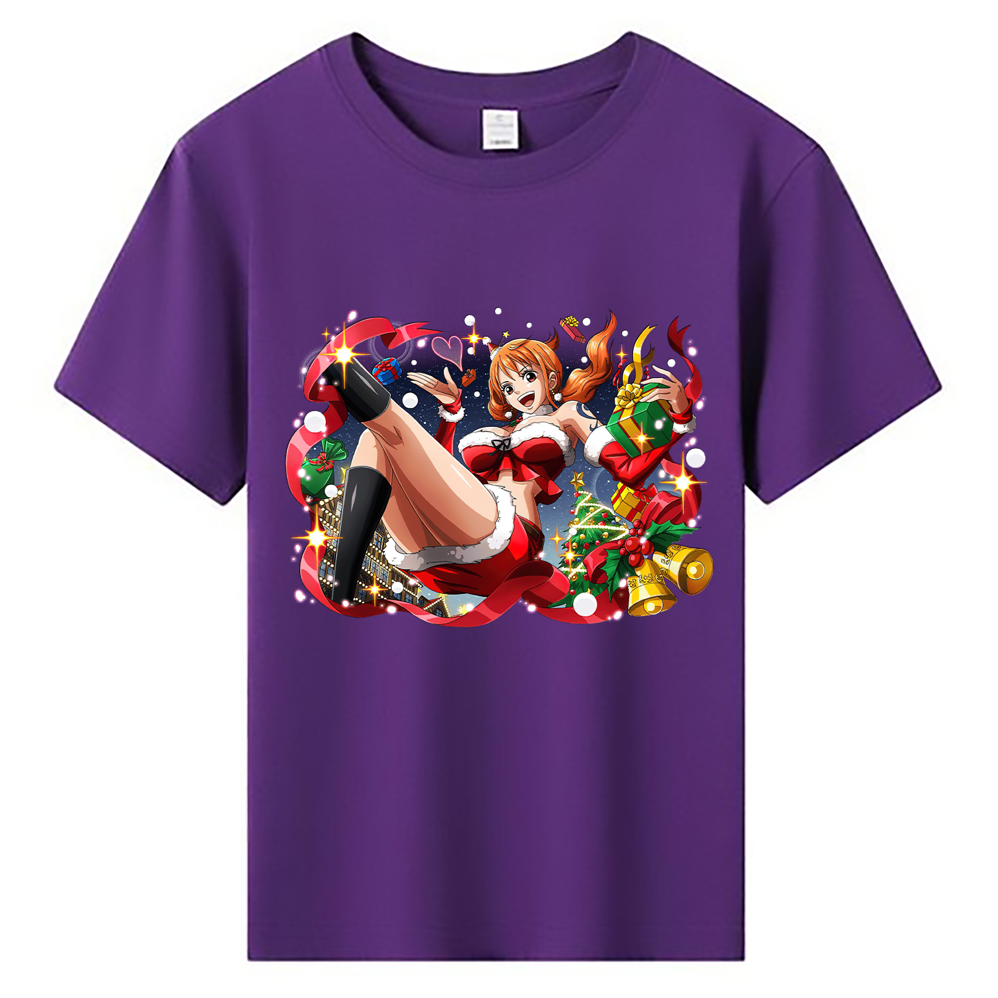 （画像用） ワンピース ナミ ONE PIECE Nami 綿100％キッズTシャツ（フロントプリント）