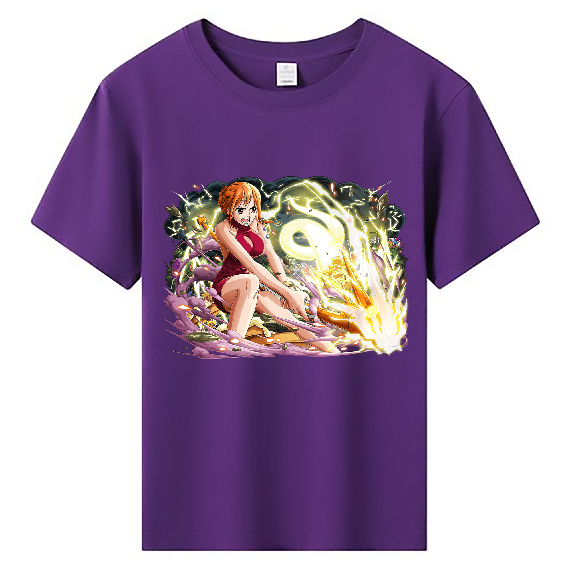 ワンピース ナミ ONE PIECE Nami 綿100％キッズTシャツ（フロントプリント）
