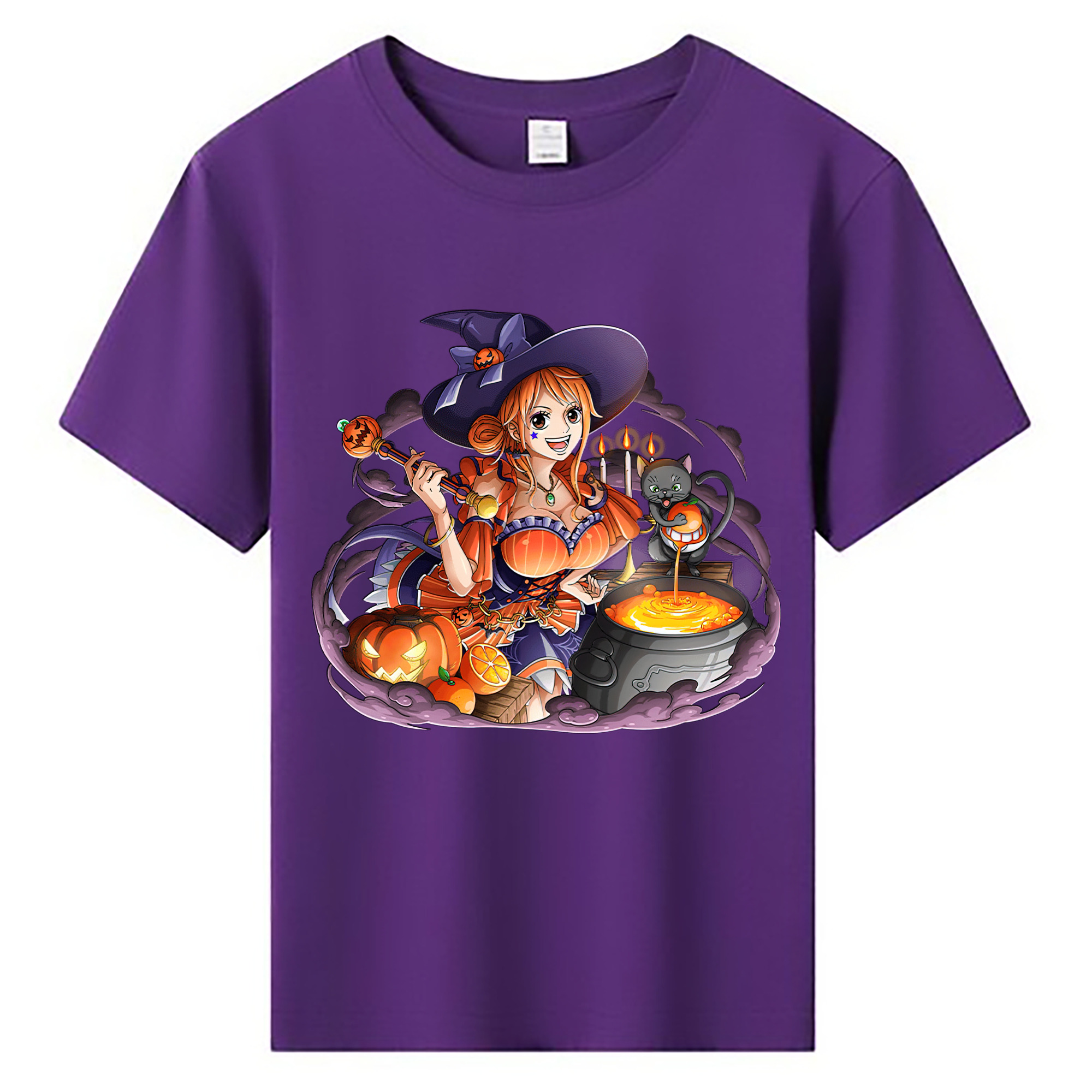 （画像用） ワンピース ナミ ONE PIECE Nami 綿100％キッズTシャツ（フロントプリント）