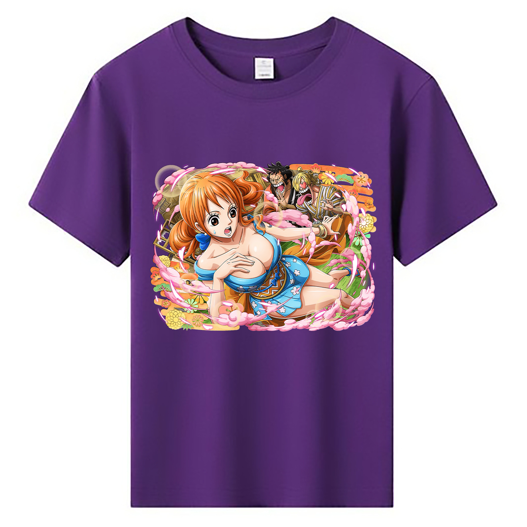 ワンピース ナミ ONE PIECE Nami 綿100％キッズTシャツ（フロントプリント）