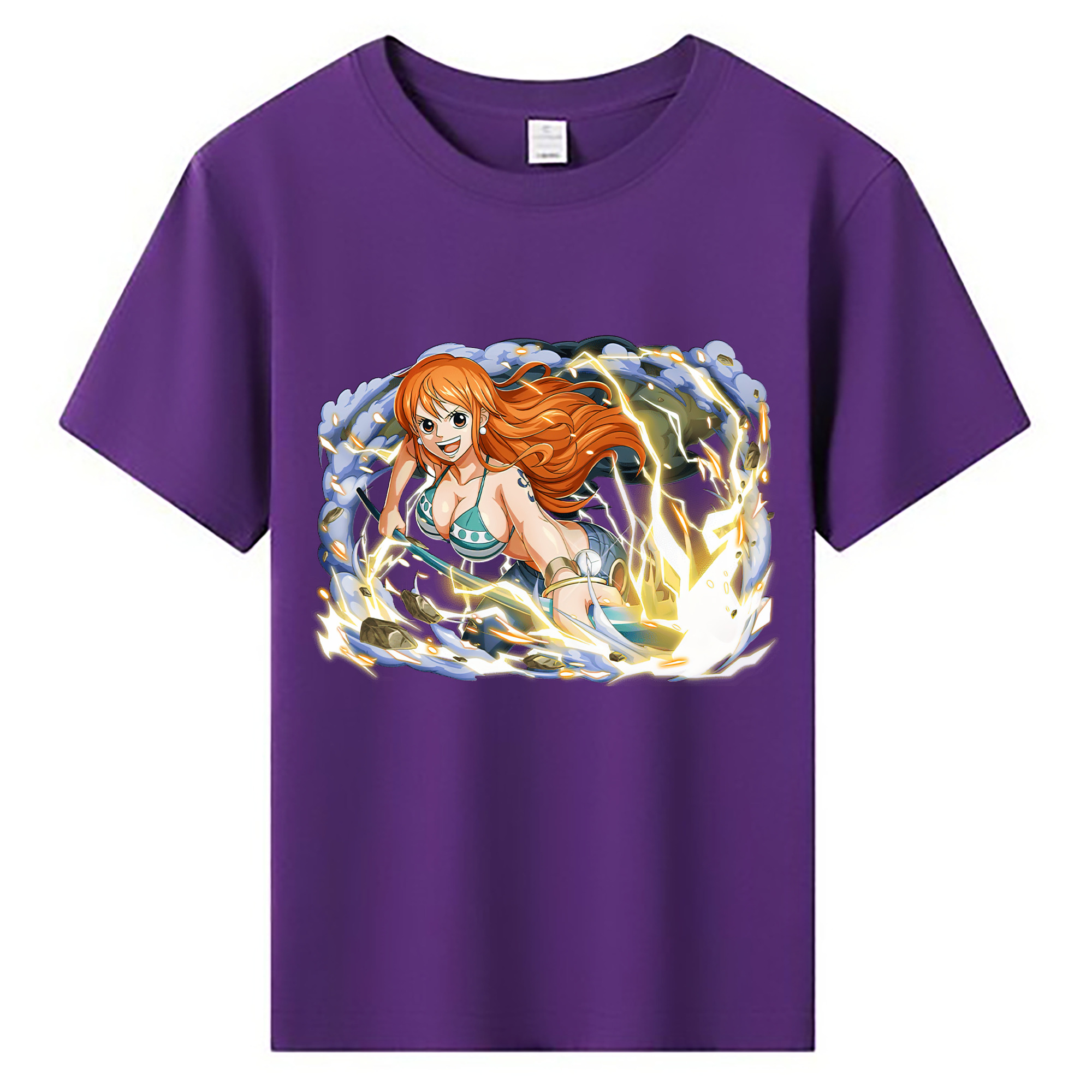 ワンピース ナミ ONE PIECE Nami 綿100％キッズTシャツ（フロントプリント）