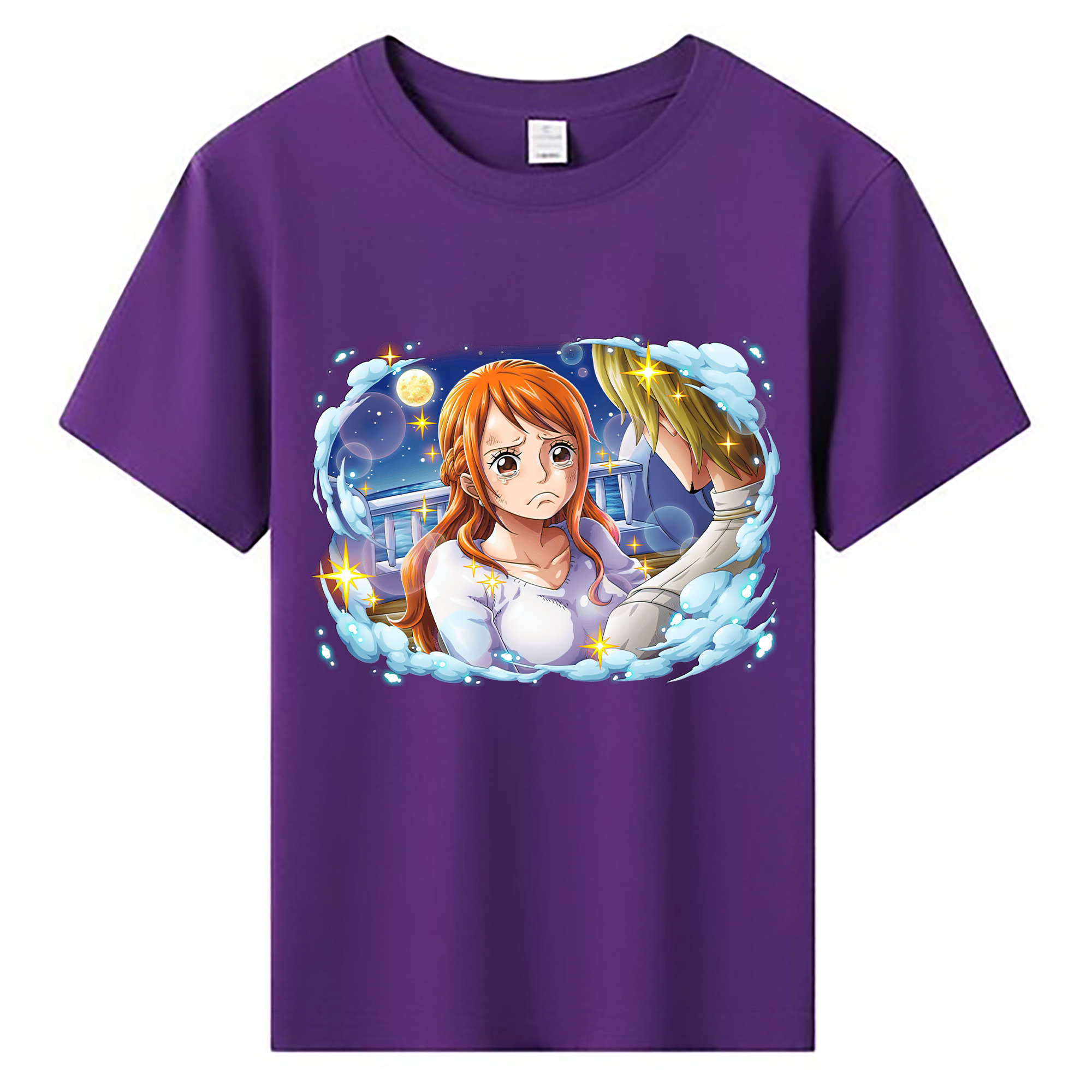 （画像用） ワンピース ナミ ONE PIECE Nami 綿100％キッズTシャツ（フロントプリント）