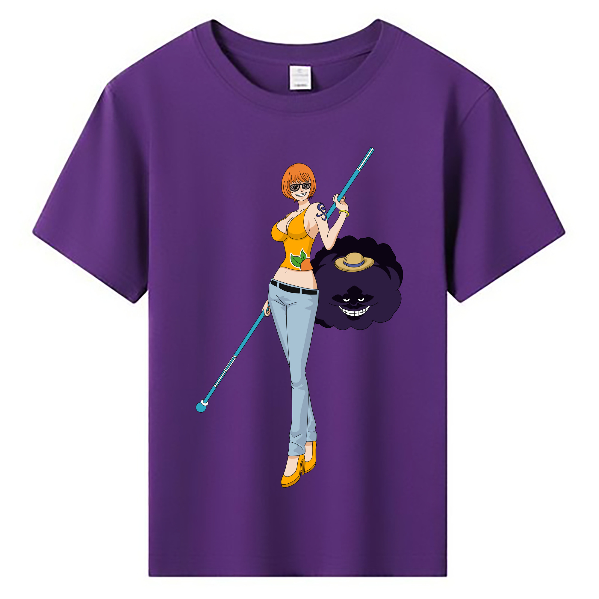 ワンピース ナミ ONE PIECE Nami 綿100％キッズTシャツ（フロントプリント）