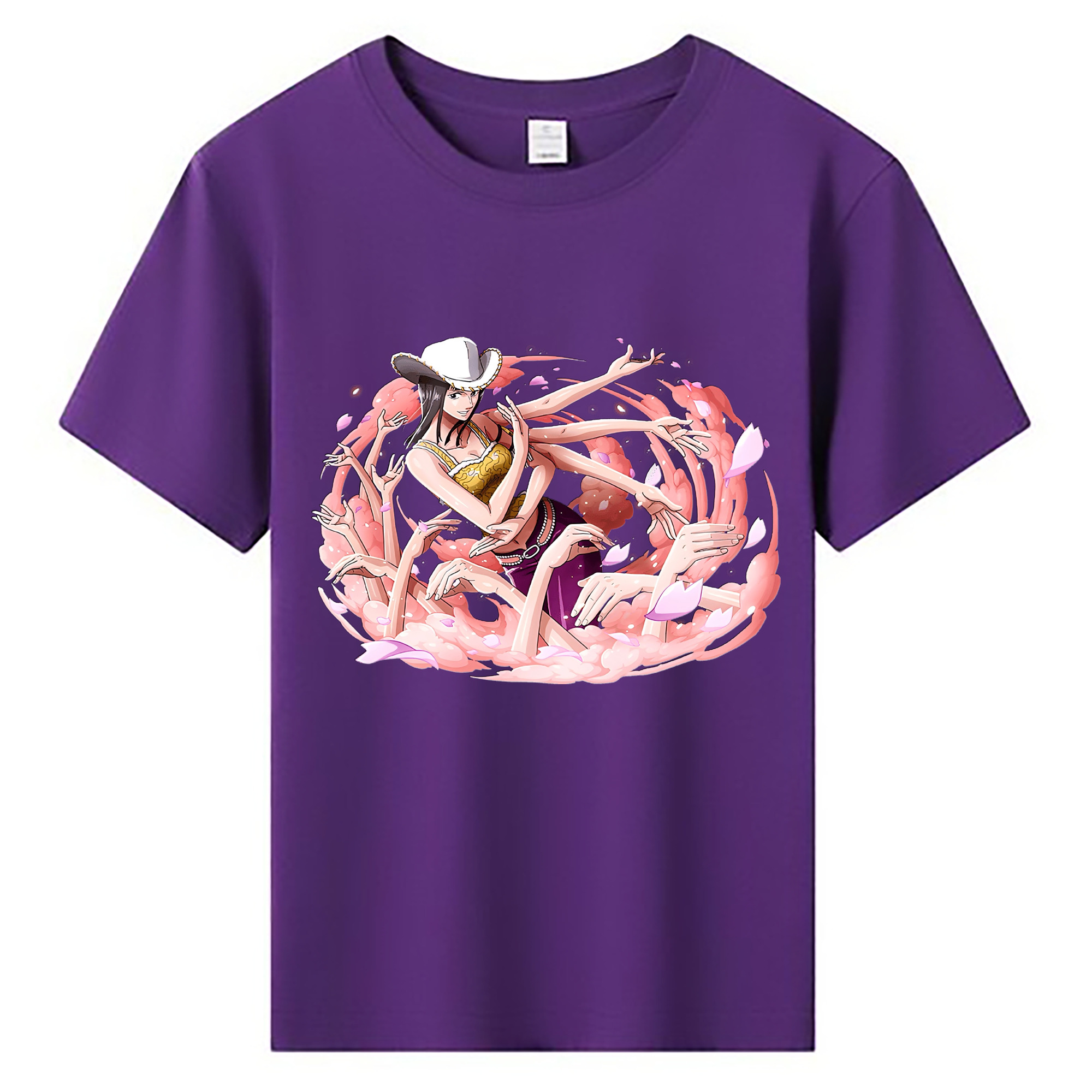 ワンピース ニコ・ロビン ONE PIECE Nico Robin 綿100％キッズTシャツ（フロントプリント）
