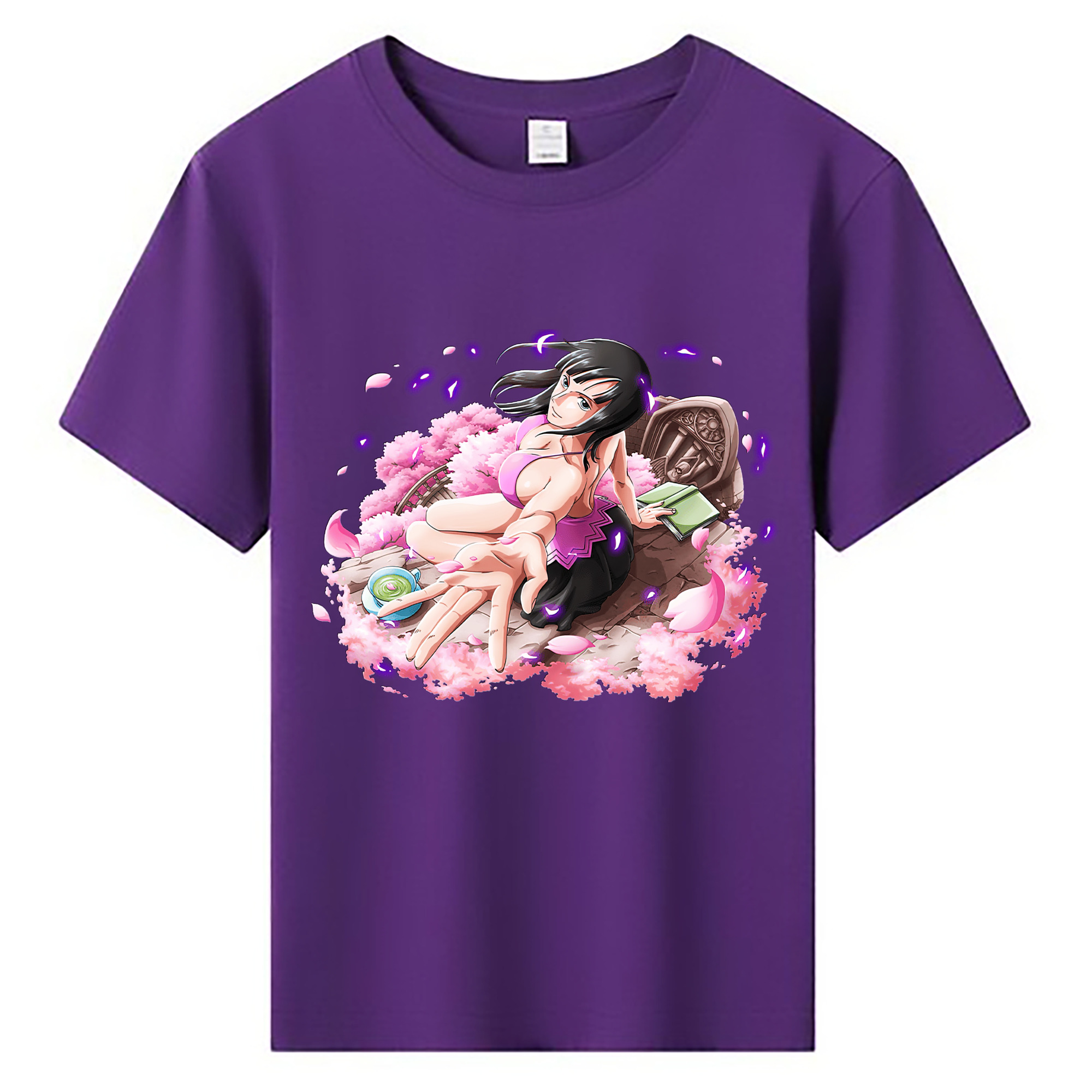 （画像用） ワンピース ニコ・ロビン ONE PIECE Nico Robin 綿100％キッズTシャツ（フロントプリント）